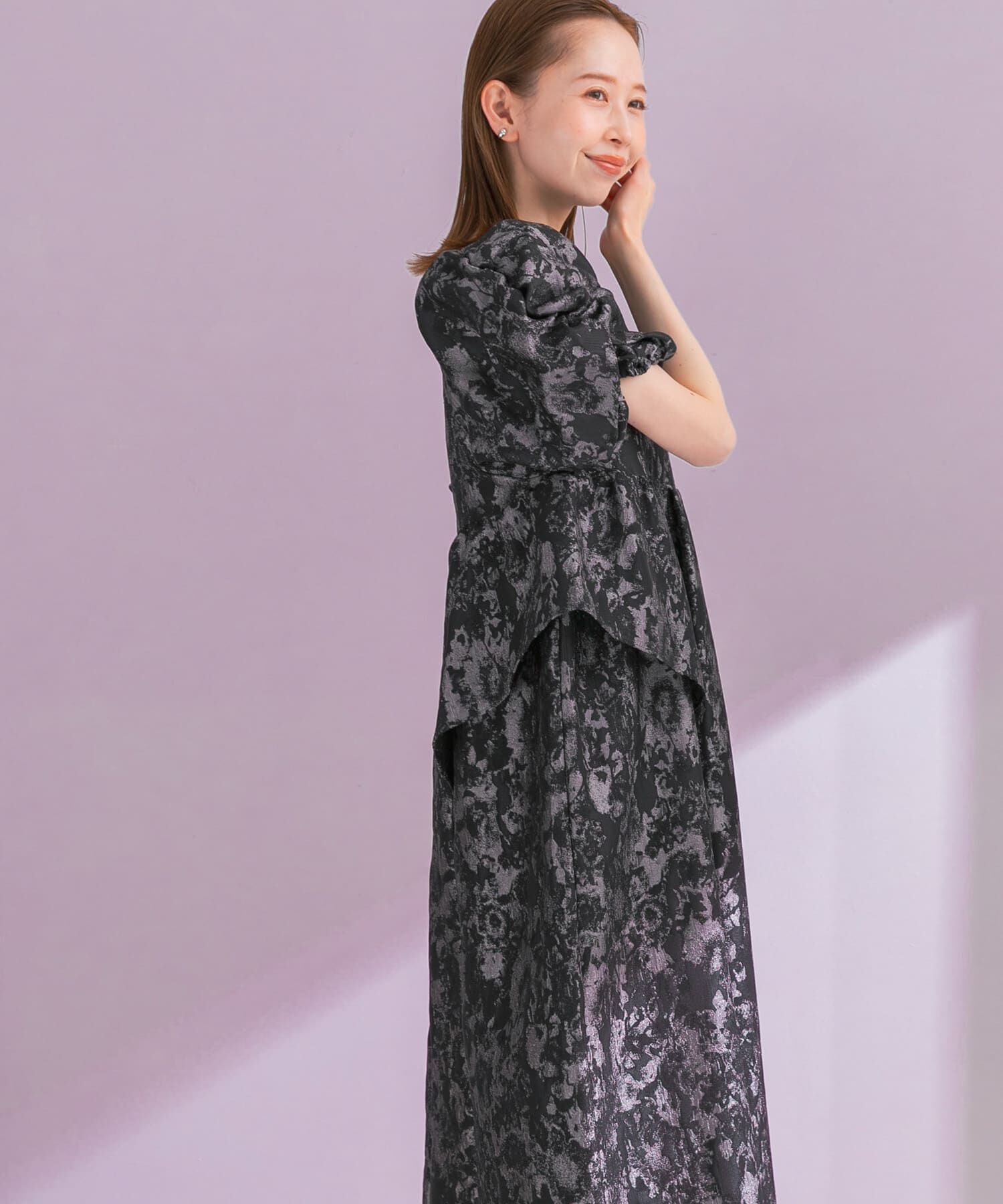URBAN RESEARCH ROSSO「ANDRESD　JACQUARD DRESS」|ワンピース|
