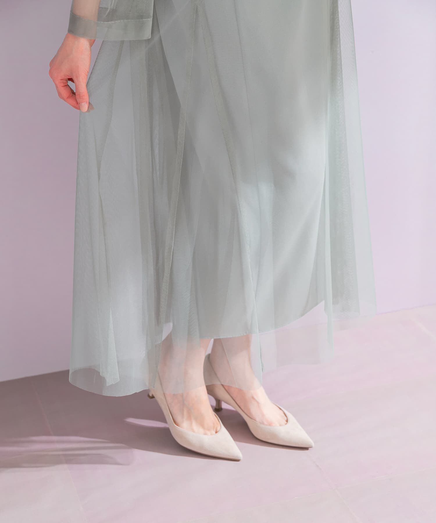 URBAN RESEARCH ROSSO「チュールキャミソールsetドレス」|ワンピース|