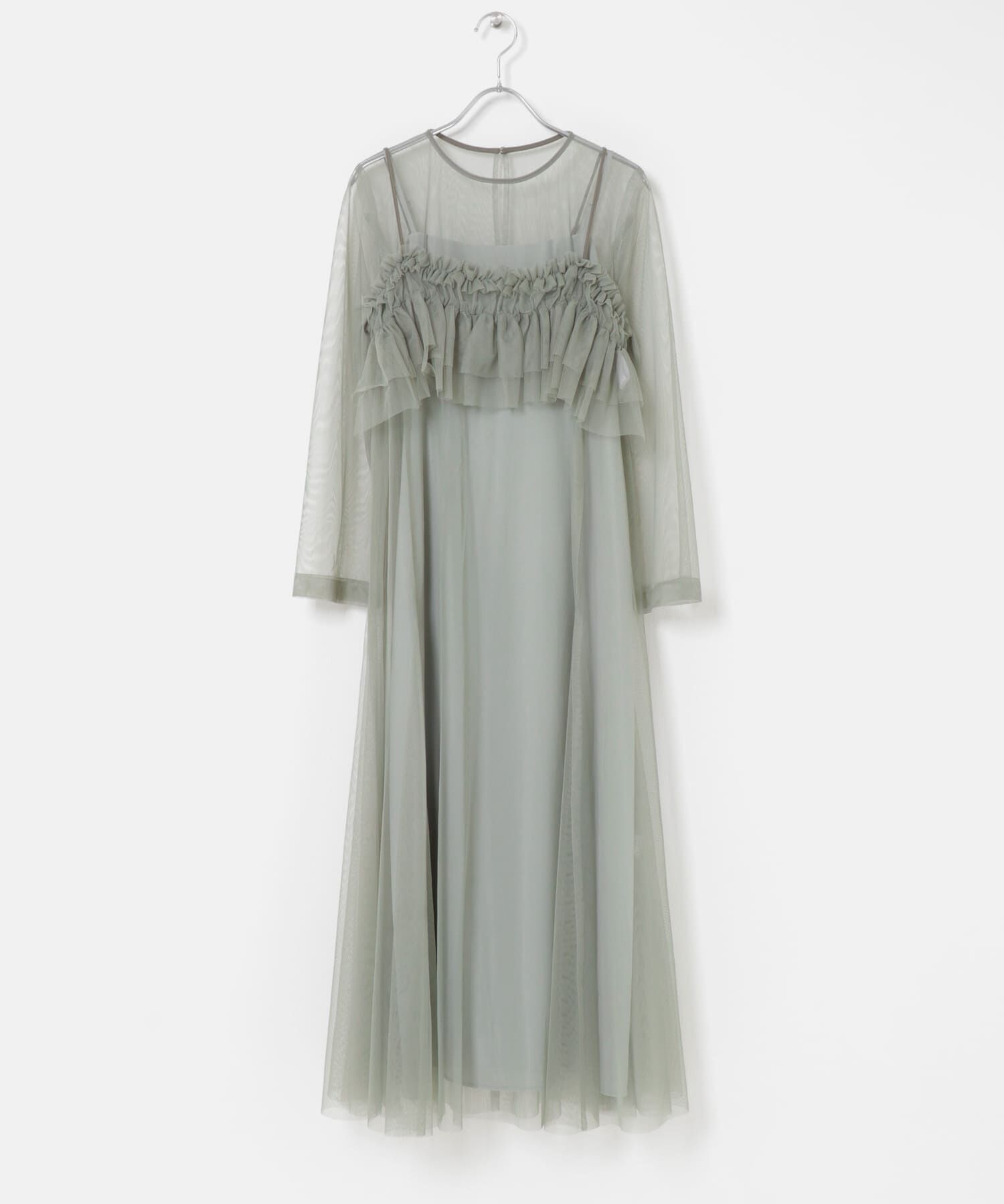 URBAN RESEARCH ROSSO「チュールキャミソールsetドレス」|ワンピース|