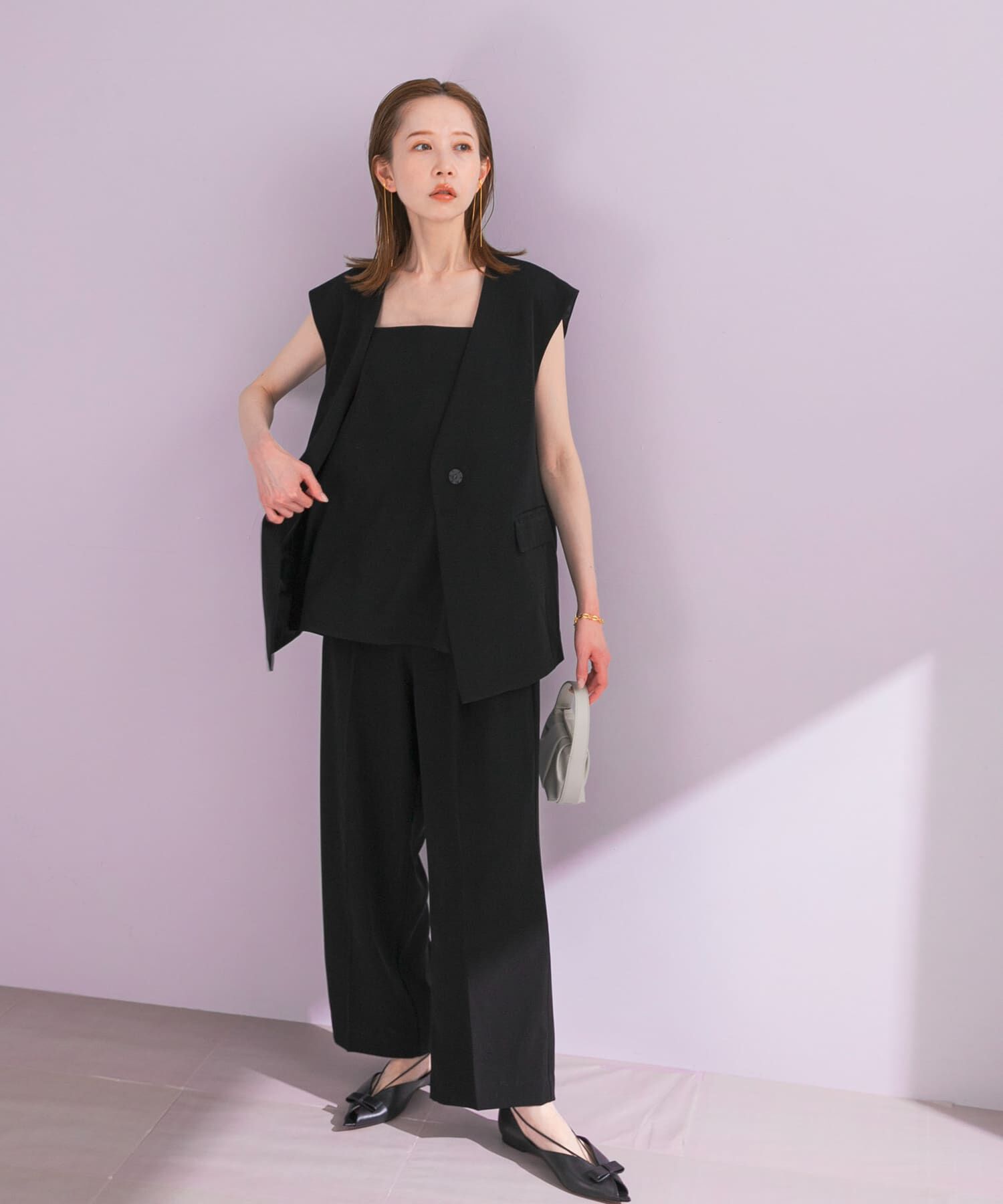 URBAN RESEARCH ROSSO「ジレ+キャミソールセットアップ」|その他|