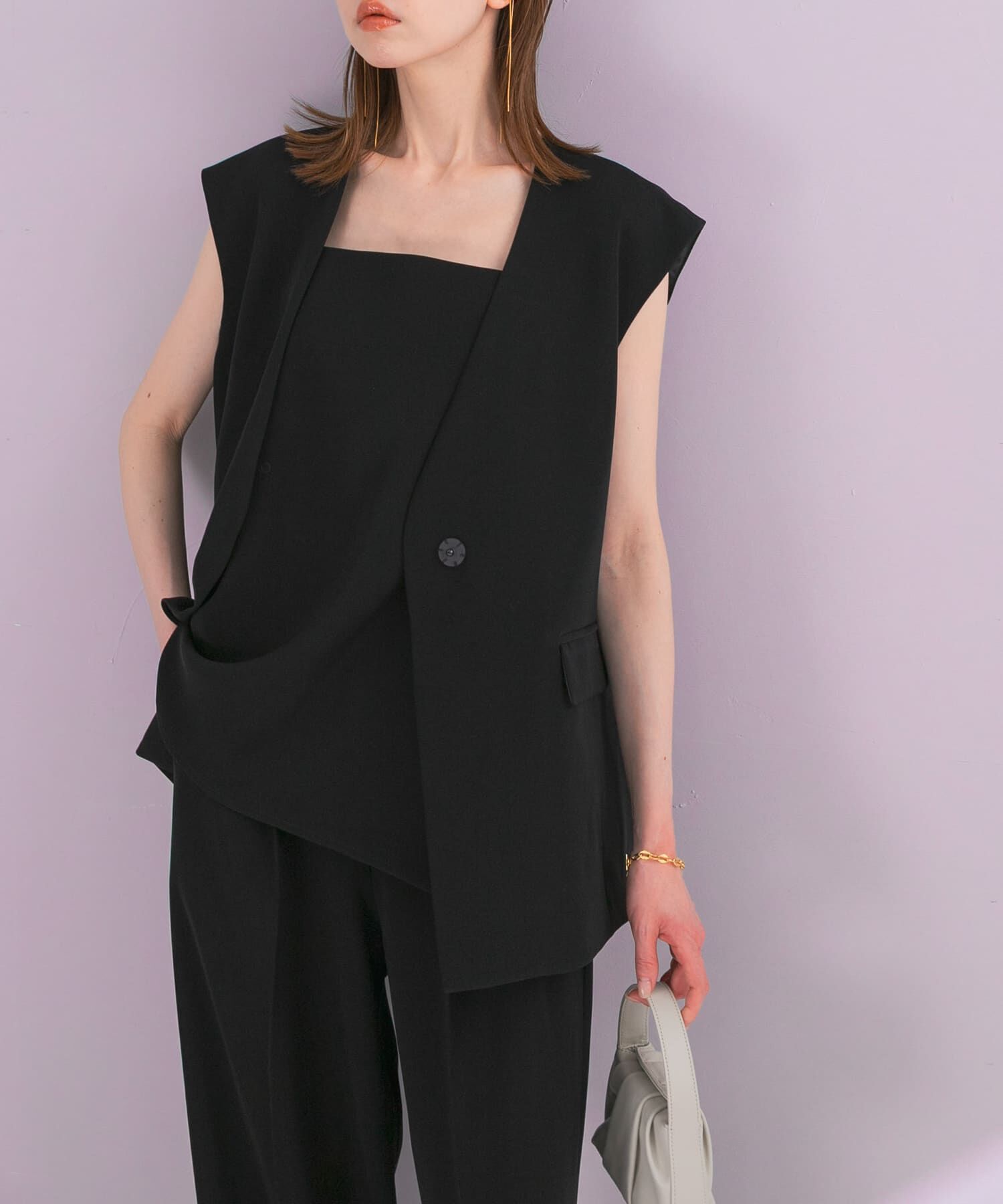 URBAN RESEARCH ROSSO「ジレ+キャミソールセットアップ」|その他|