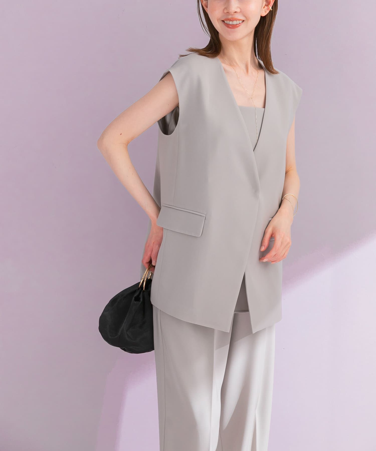 URBAN RESEARCH ROSSO「ジレ+キャミソールセットアップ」|その他|