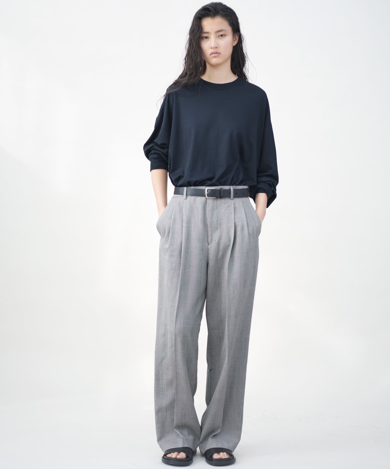 URBAN RESEARCH「new basic　WASHABLE MERINO WOOL LONG-SLEEVE」|Tシャツ・カットソー|