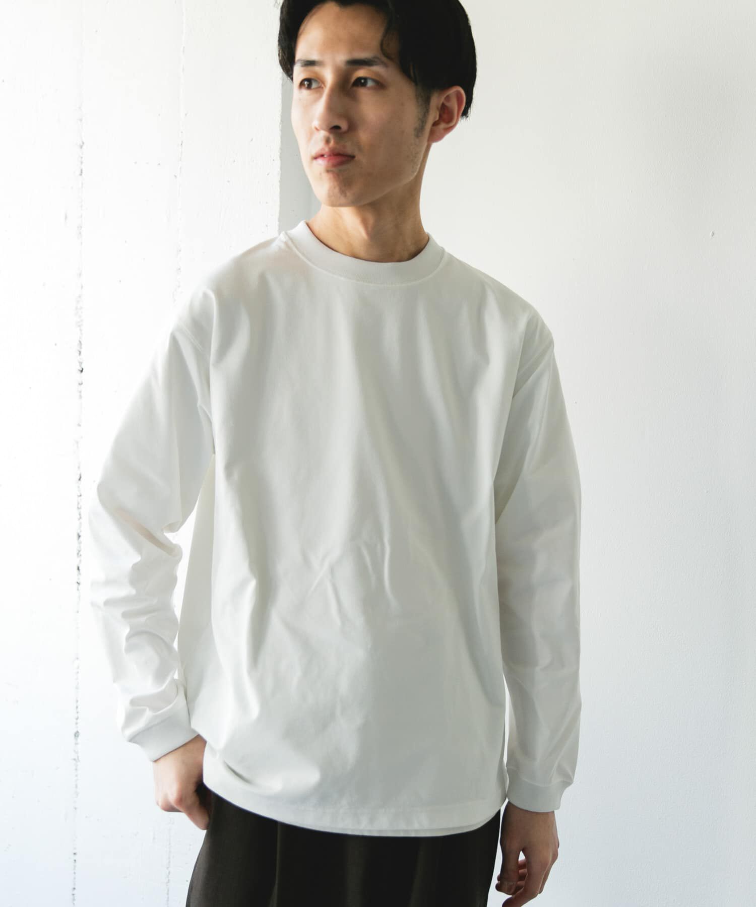 URBAN RESEARCH DOORS「『吸水速乾/接触冷感/ｲｰｼﾞｰｹｱ』ｸｲｯｸﾄﾞﾗｲ ﾛﾝｸﾞｽﾘｰ 」|Tシャツ・カットソー|