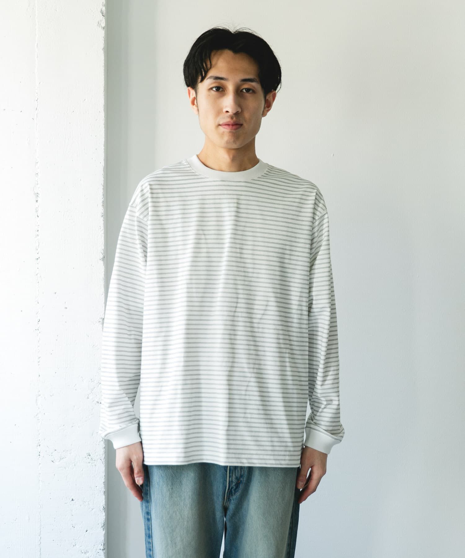 URBAN RESEARCH DOORS「『吸水速乾/接触冷感/ｲｰｼﾞｰｹｱ』ｸｲｯｸﾄﾞﾗｲ ﾛﾝｸﾞｽﾘｰ 」|Tシャツ・カットソー|