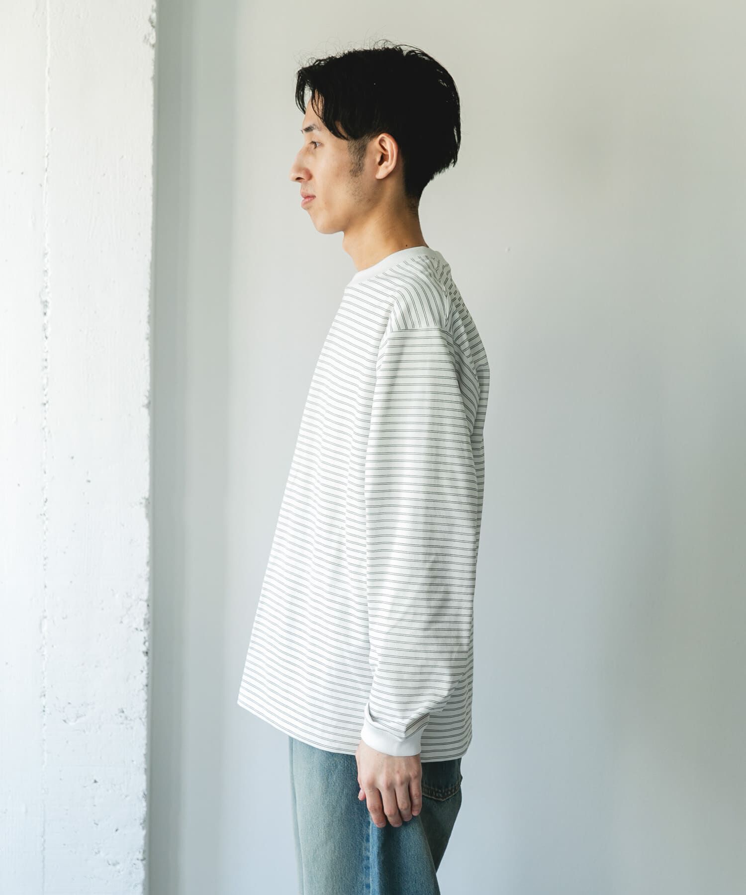 URBAN RESEARCH DOORS「『吸水速乾/接触冷感/ｲｰｼﾞｰｹｱ』ｸｲｯｸﾄﾞﾗｲ ﾛﾝｸﾞｽﾘｰ 」|Tシャツ・カットソー|