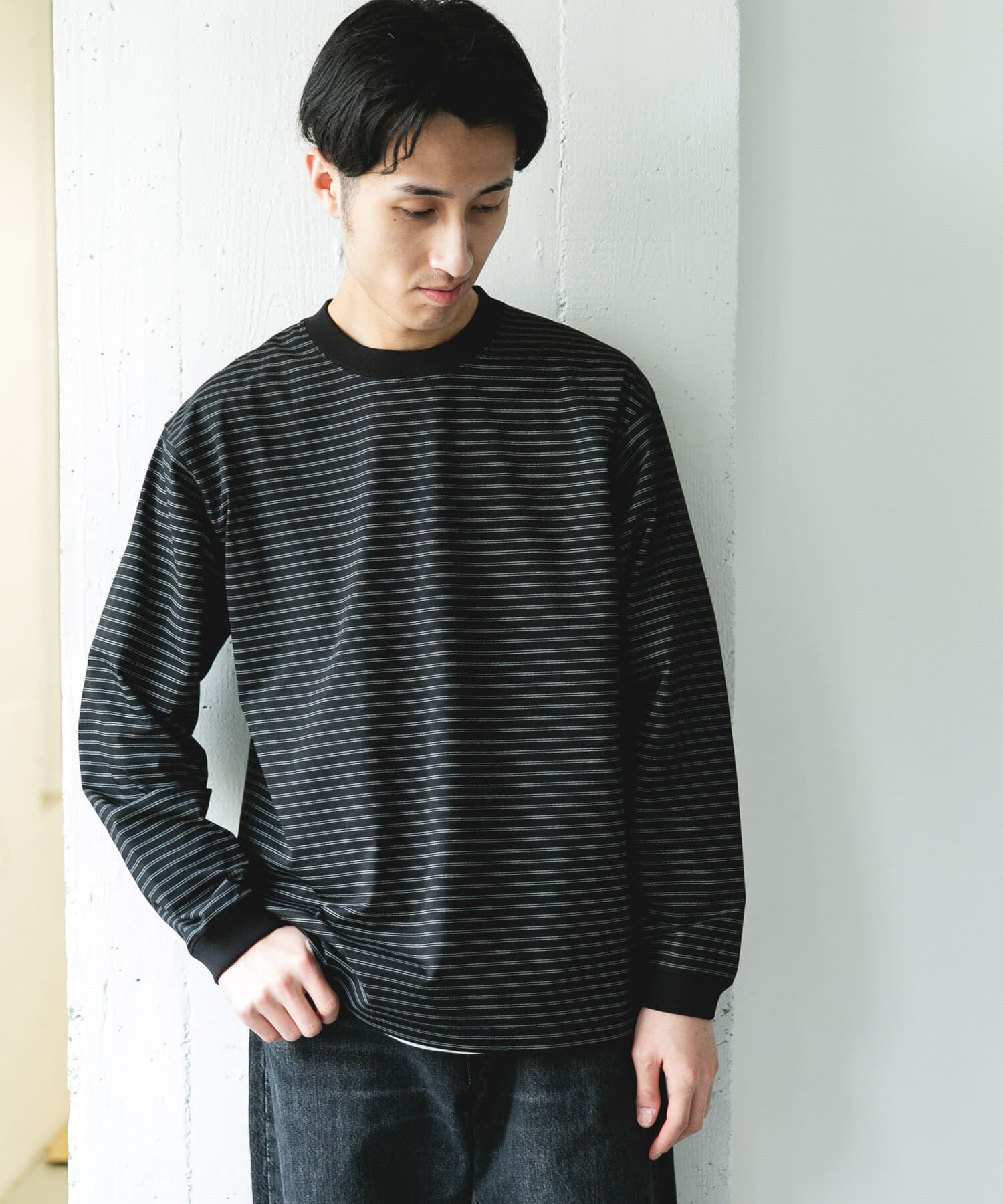 URBAN RESEARCH DOORS「『吸水速乾/接触冷感/ｲｰｼﾞｰｹｱ』ｸｲｯｸﾄﾞﾗｲ ﾛﾝｸﾞｽﾘｰ 」|Tシャツ・カットソー|