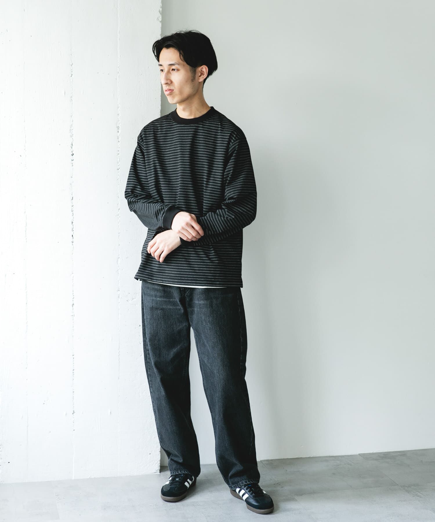 URBAN RESEARCH DOORS「『吸水速乾/接触冷感/ｲｰｼﾞｰｹｱ』ｸｲｯｸﾄﾞﾗｲ ﾛﾝｸﾞｽﾘｰ 」|Tシャツ・カットソー|