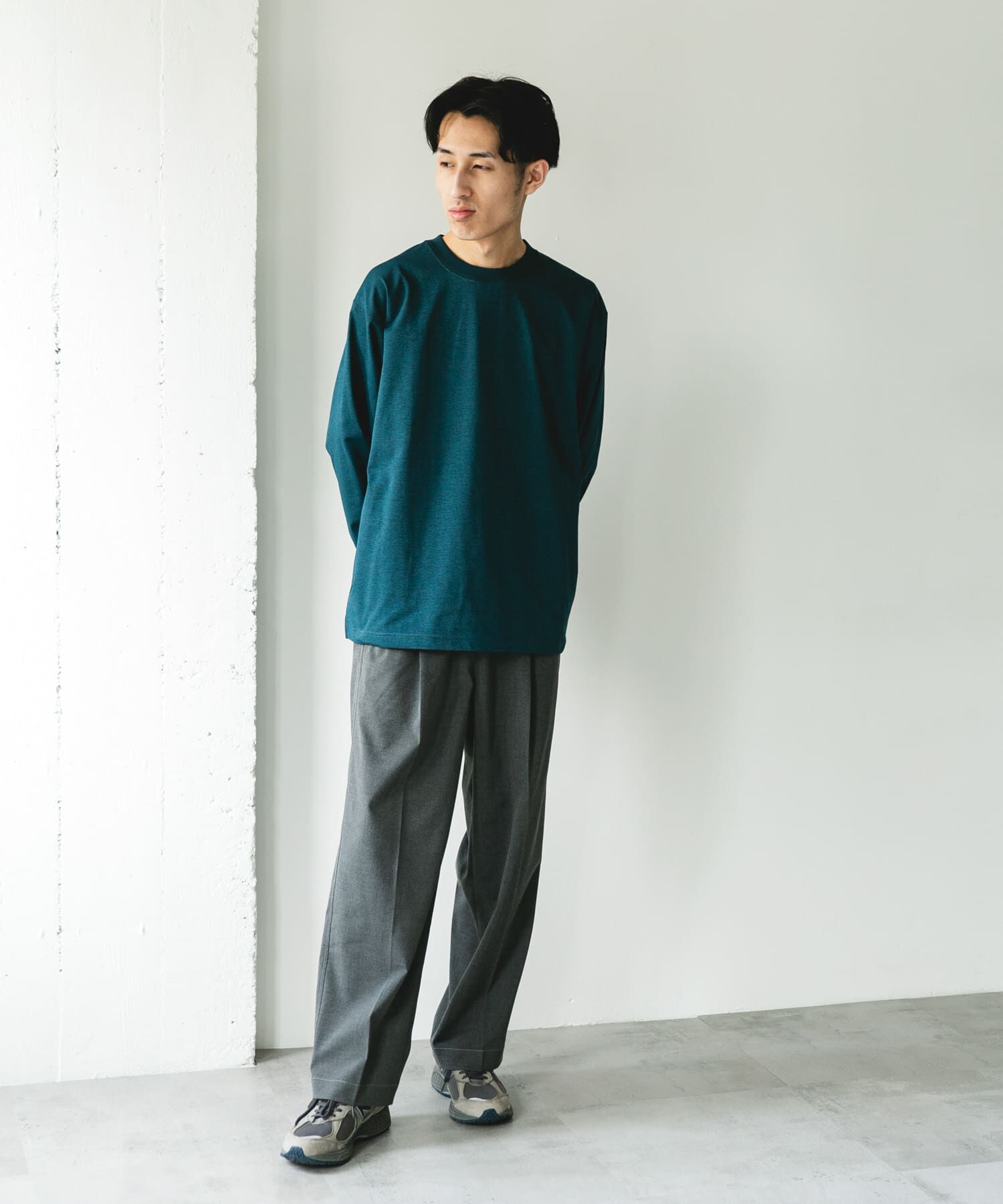 URBAN RESEARCH DOORS「『吸水速乾/接触冷感/ｲｰｼﾞｰｹｱ』ｸｲｯｸﾄﾞﾗｲ ﾛﾝｸﾞｽﾘｰ 」|Tシャツ・カットソー|