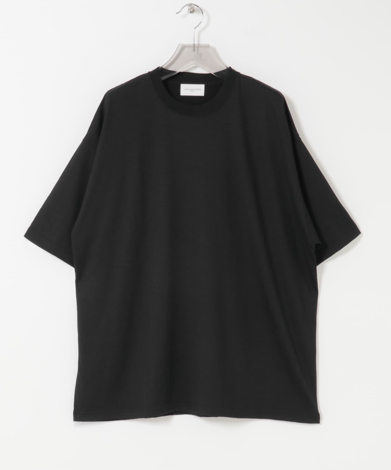 URBAN RESEARCH「new basic　WASHABLE MERINO WOOL T-SHIRTS」|Tシャツ・カットソー|ブラック