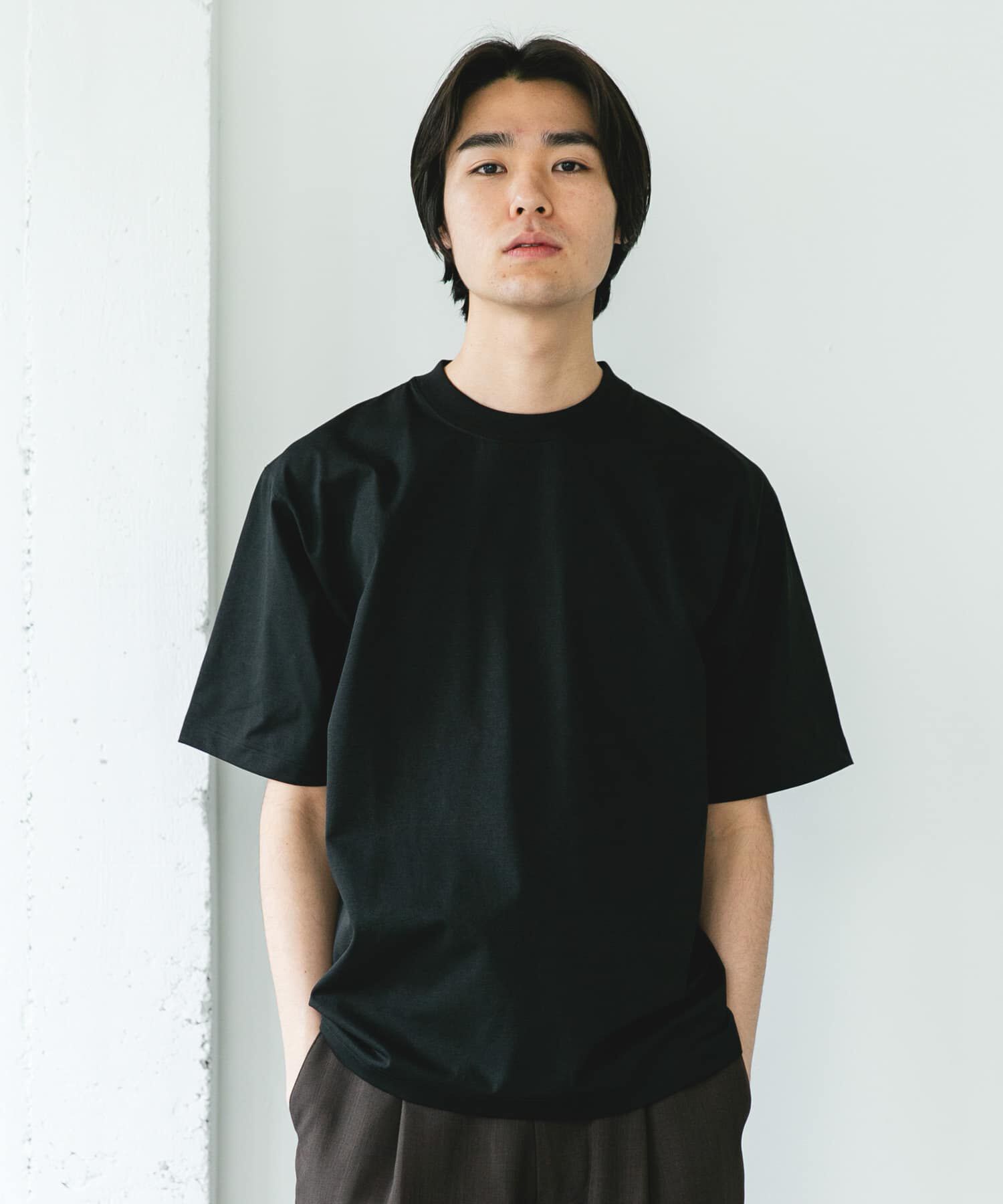 URBAN RESEARCH DOORS「『吸水速乾/接触冷感/ｲｰｼﾞｰｹｱ』ｸｲｯｸﾄﾞﾗｲ ｼｮｰﾄｽﾘｰ 」|Tシャツ・カットソー|
