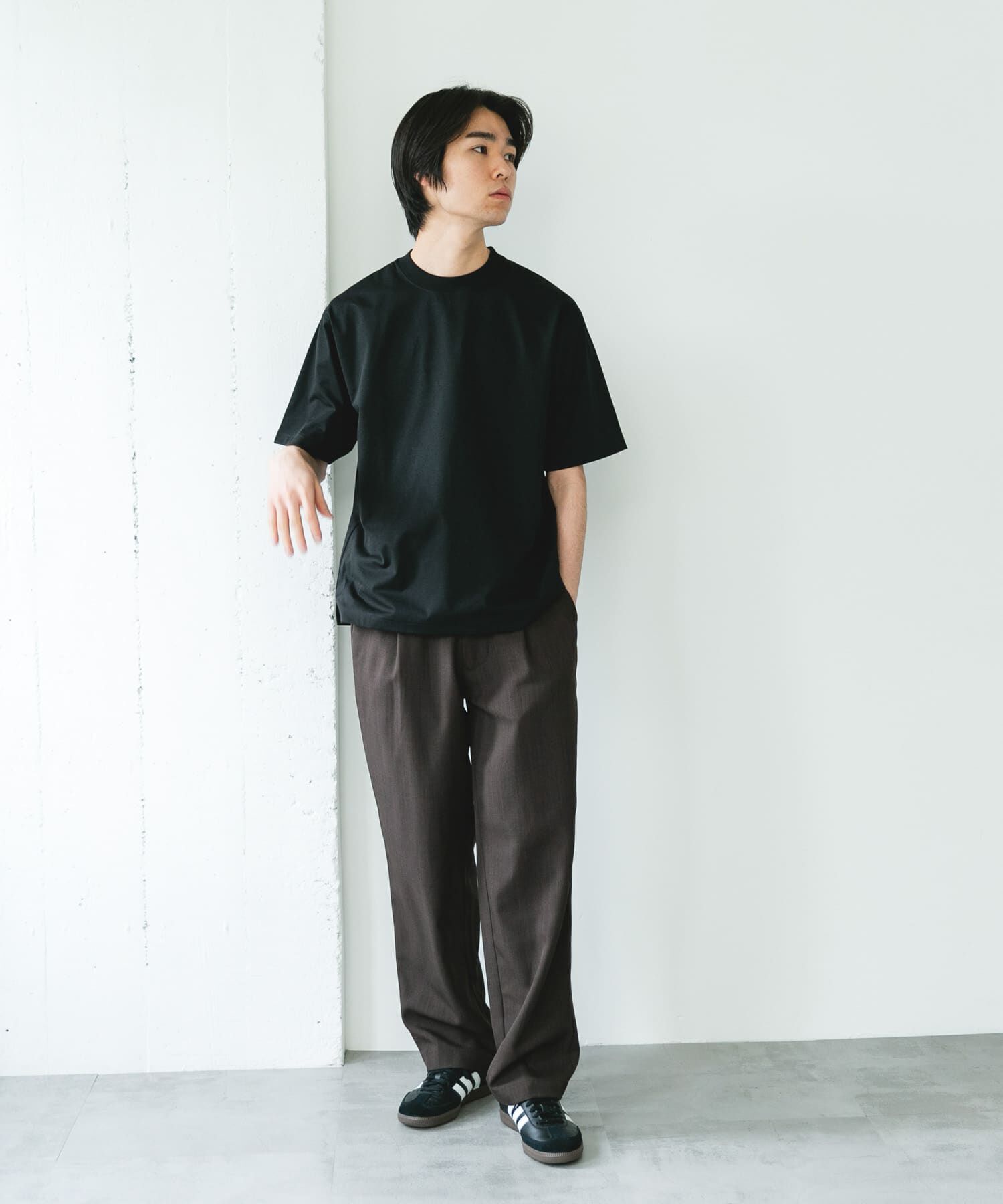 URBAN RESEARCH DOORS「『吸水速乾/接触冷感/ｲｰｼﾞｰｹｱ』ｸｲｯｸﾄﾞﾗｲ ｼｮｰﾄｽﾘｰ 」|Tシャツ・カットソー|