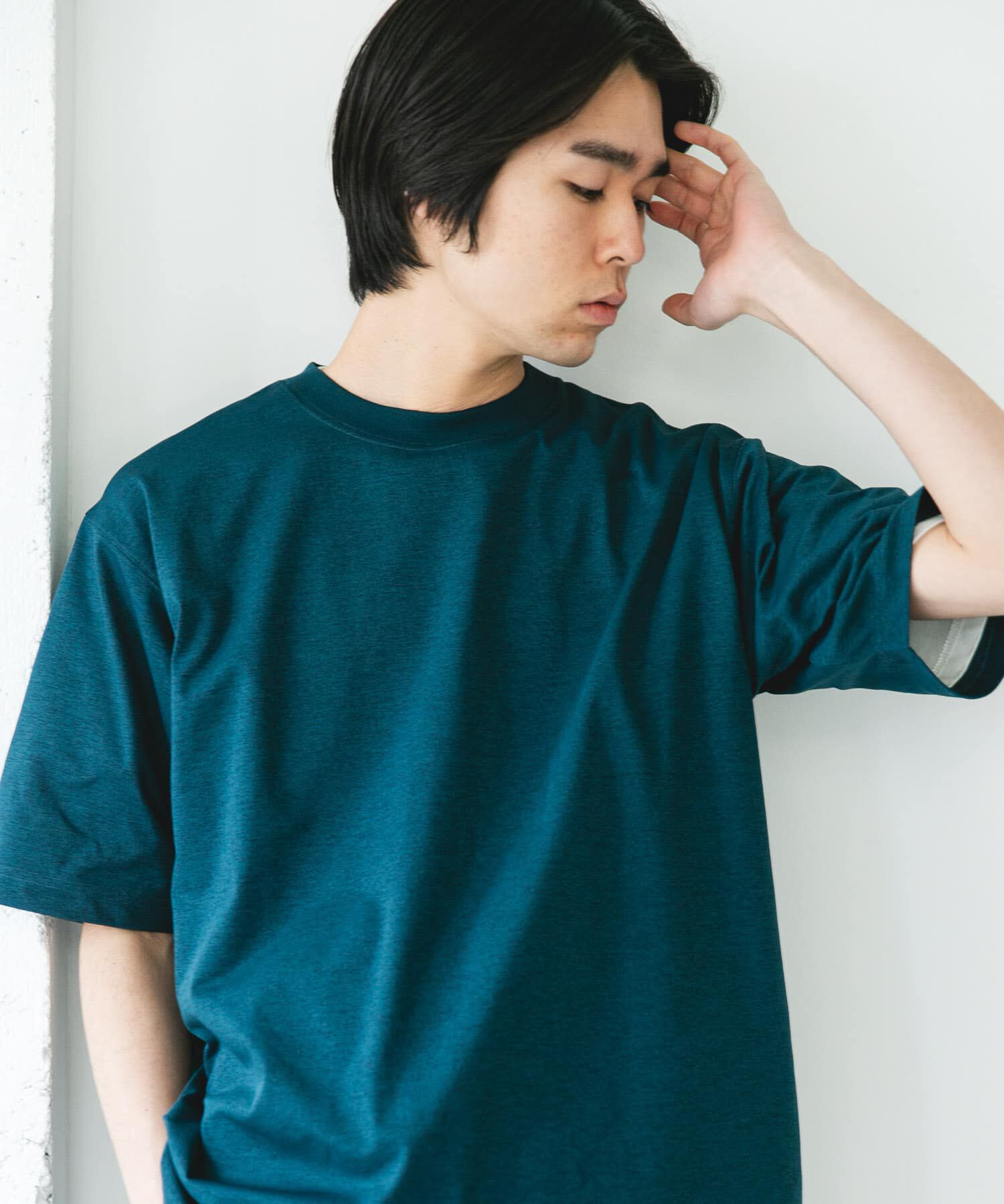 URBAN RESEARCH DOORS「『吸水速乾/接触冷感/ｲｰｼﾞｰｹｱ』ｸｲｯｸﾄﾞﾗｲ ｼｮｰﾄｽﾘｰ 」|Tシャツ・カットソー|