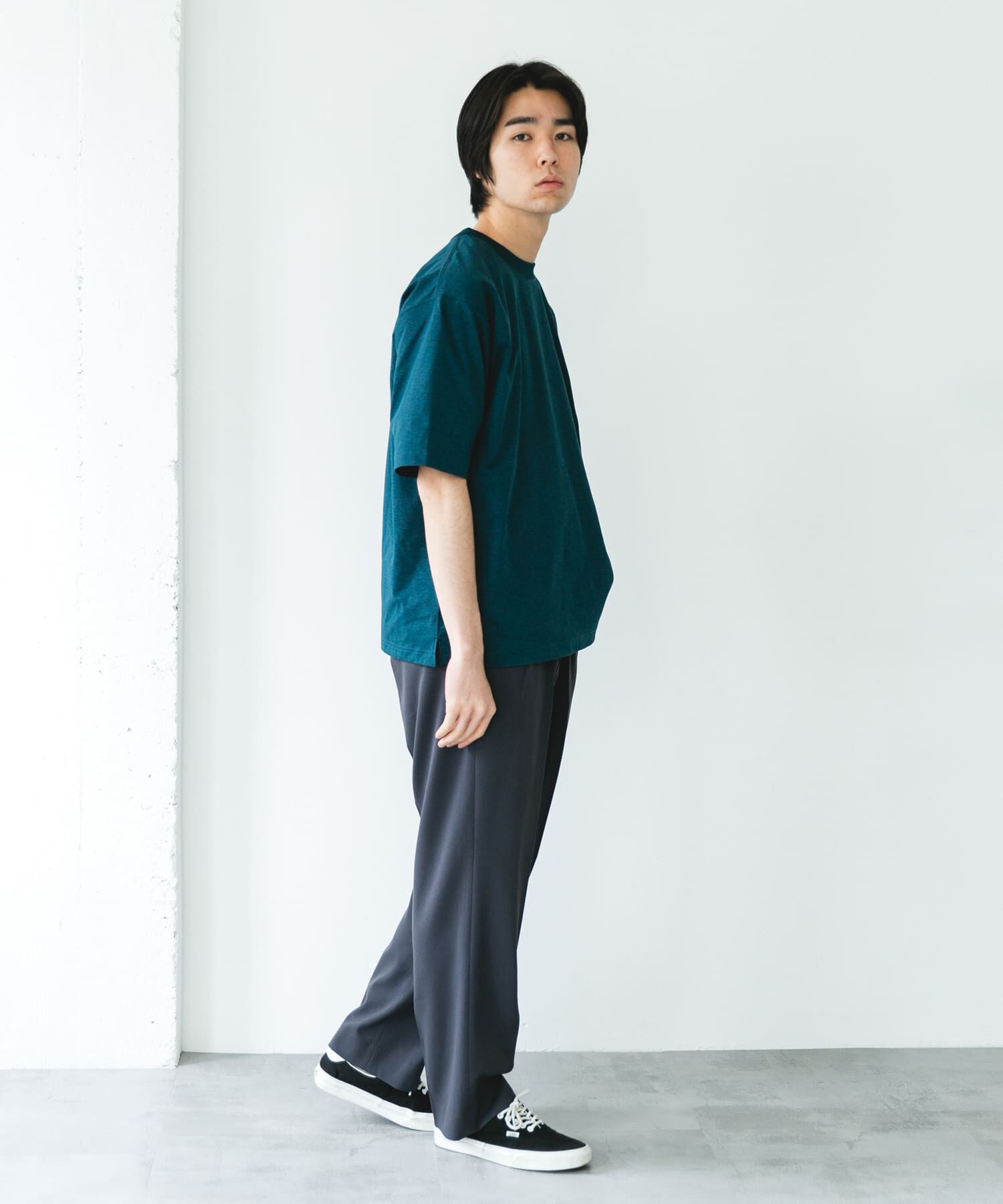 URBAN RESEARCH DOORS「『吸水速乾/接触冷感/ｲｰｼﾞｰｹｱ』ｸｲｯｸﾄﾞﾗｲ ｼｮｰﾄｽﾘｰ 」|Tシャツ・カットソー|