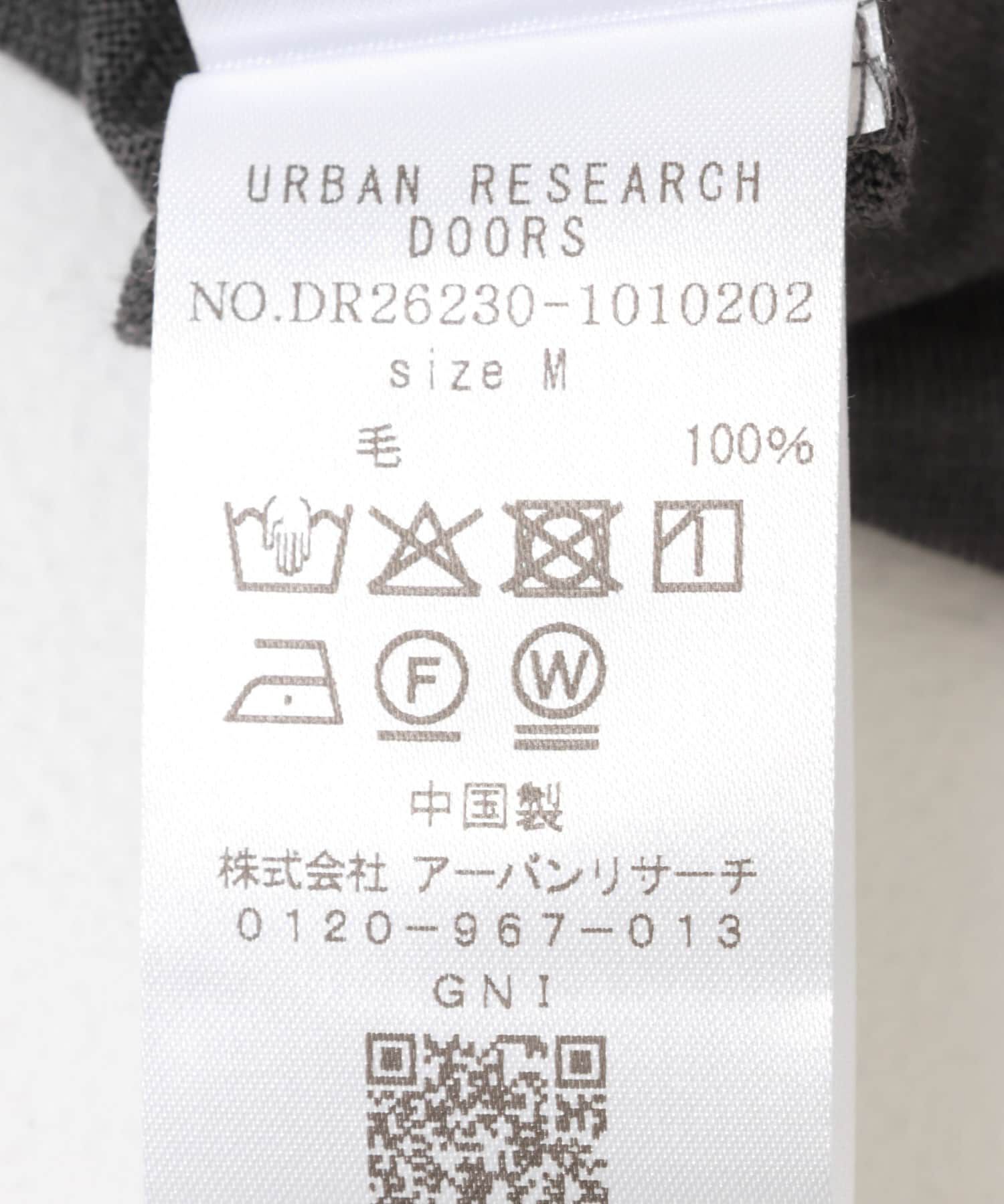 URBAN RESEARCH DOORS「PURE WOOL クルーネックショートスリーブTシャツ」|Tシャツ・カットソー|