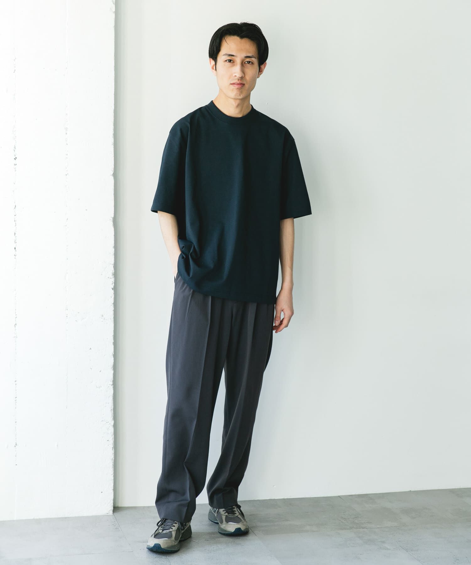 URBAN RESEARCH DOORS「DRYMIX20sプレーティングショートスリーブ Tシャツ」|Tシャツ・カットソー|