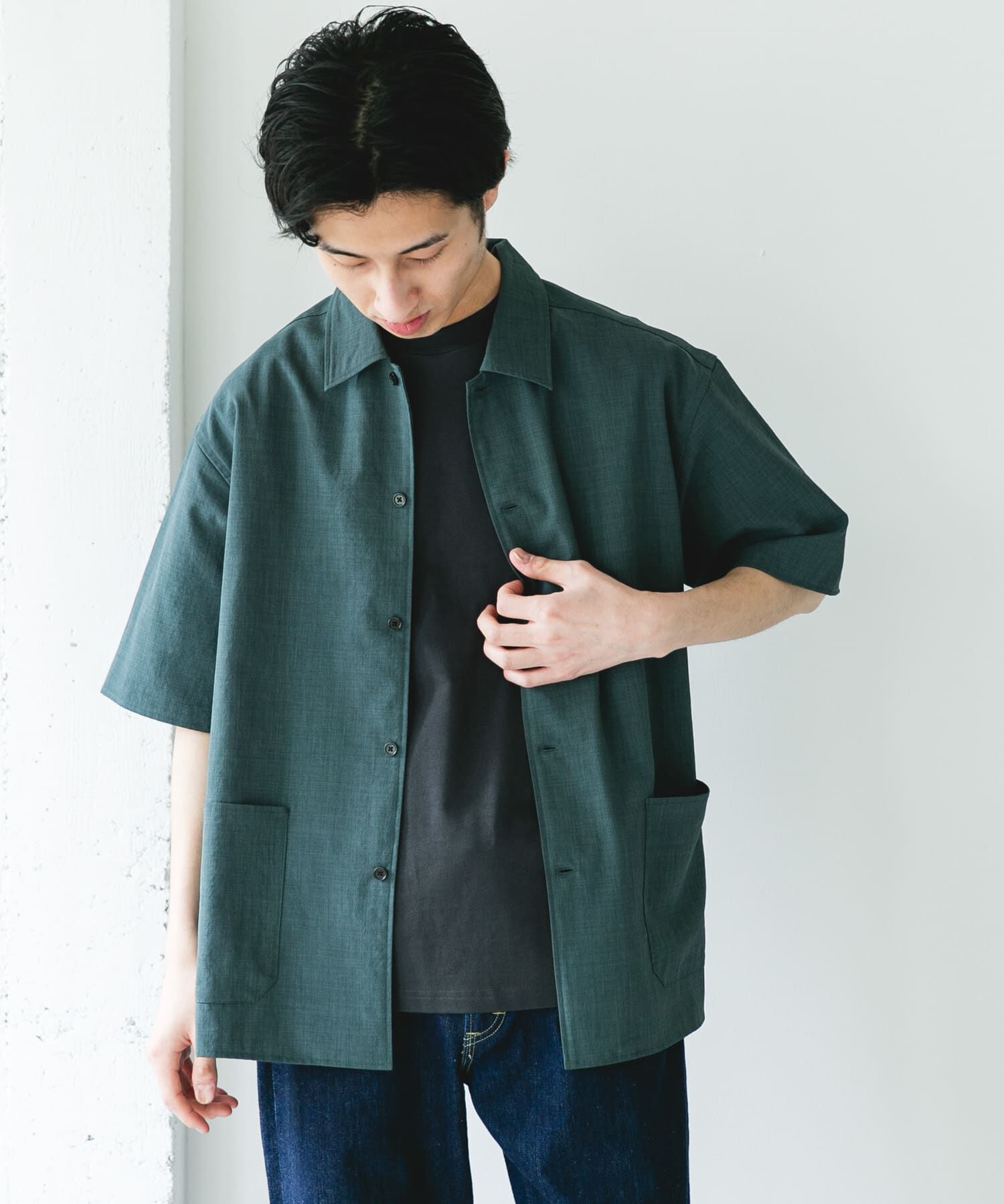 URBAN RESEARCH DOORS「クイックドライショートスリーブシャツカバーオール」|その他|