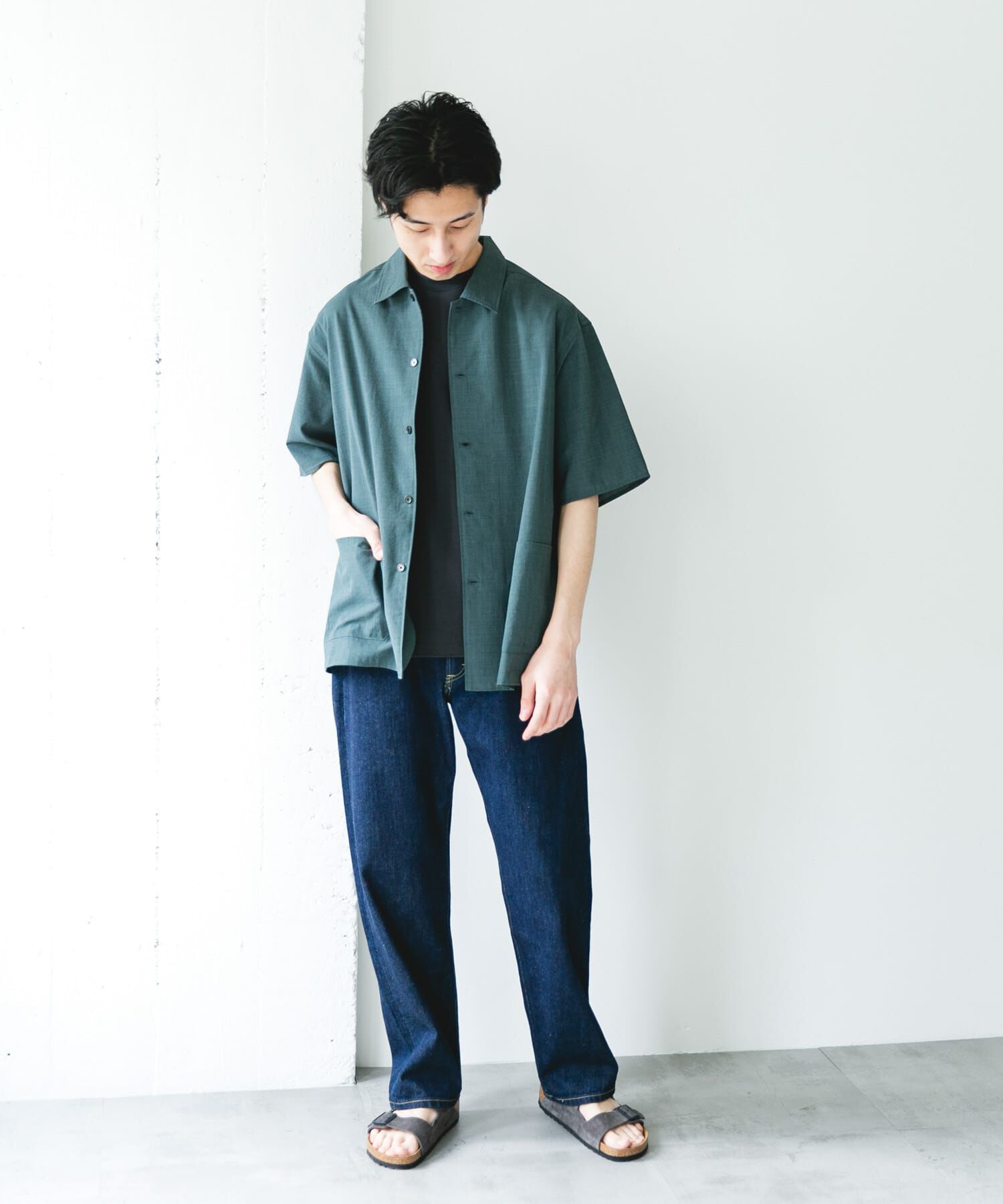 URBAN RESEARCH DOORS「クイックドライショートスリーブシャツカバーオール」|その他|