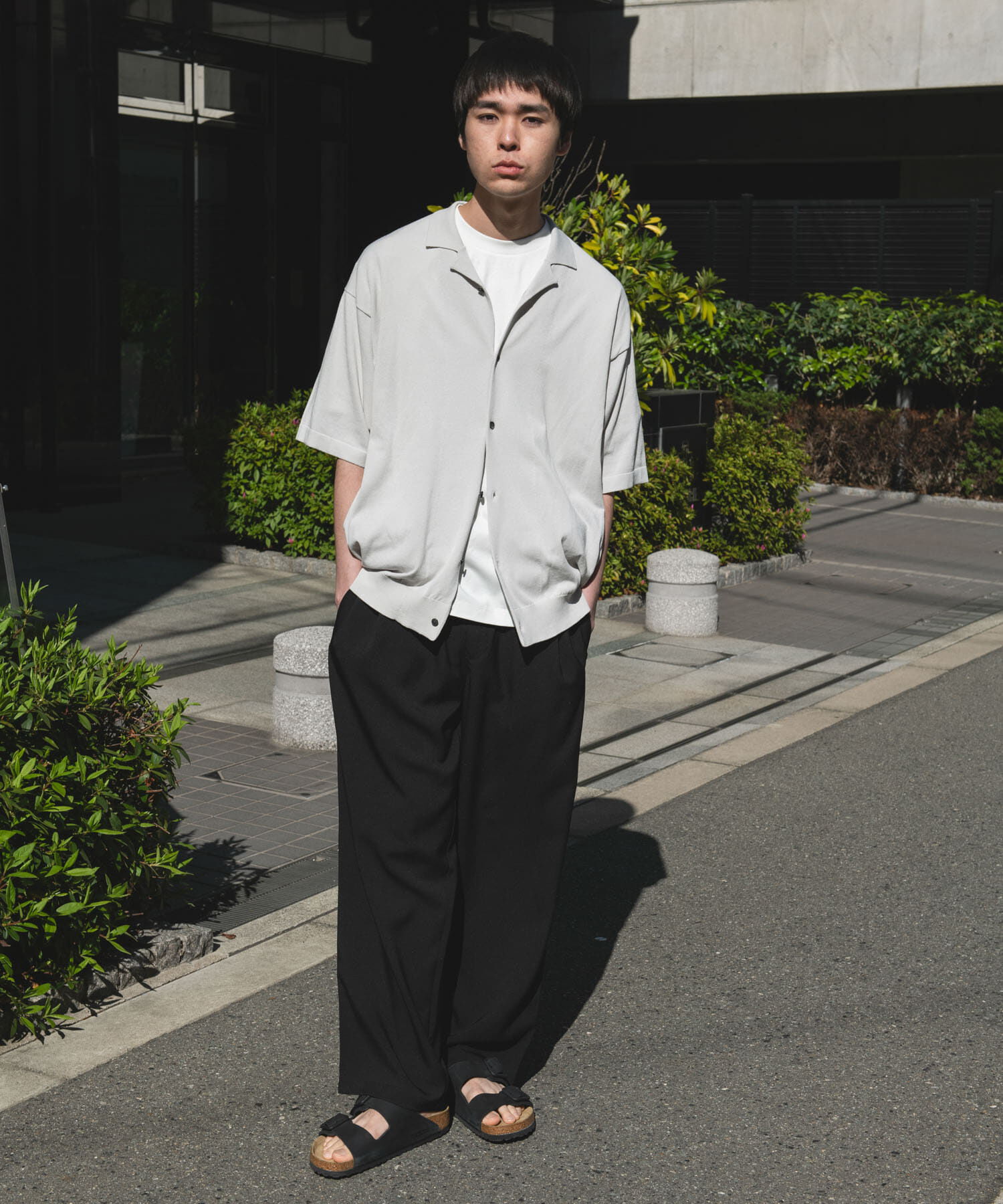 URBAN RESEARCH DOORS「『UR TECH』 サマシェア ニットカーディガン」|カーディガン|