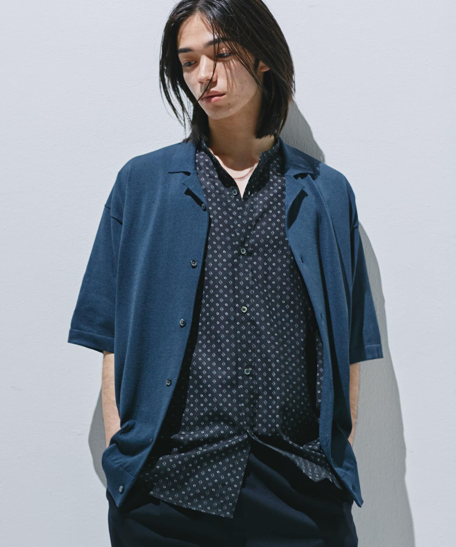 URBAN RESEARCH DOORS「『UR TECH』 サマシェア ニットカーディガン」|カーディガン|