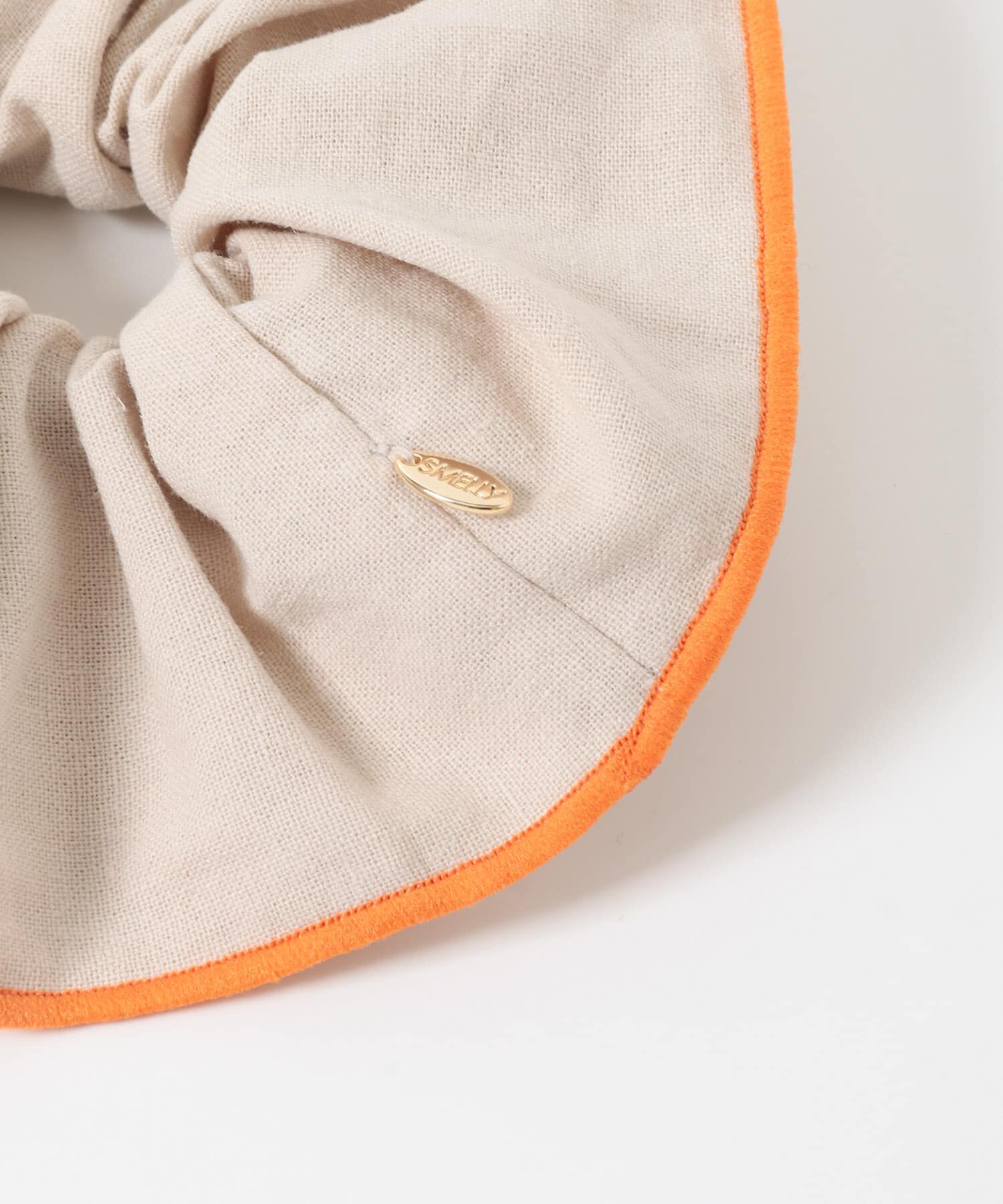 SMELLY「カラーパイピングボリュームシュシュ」|ヘアゴム・シュシュ|