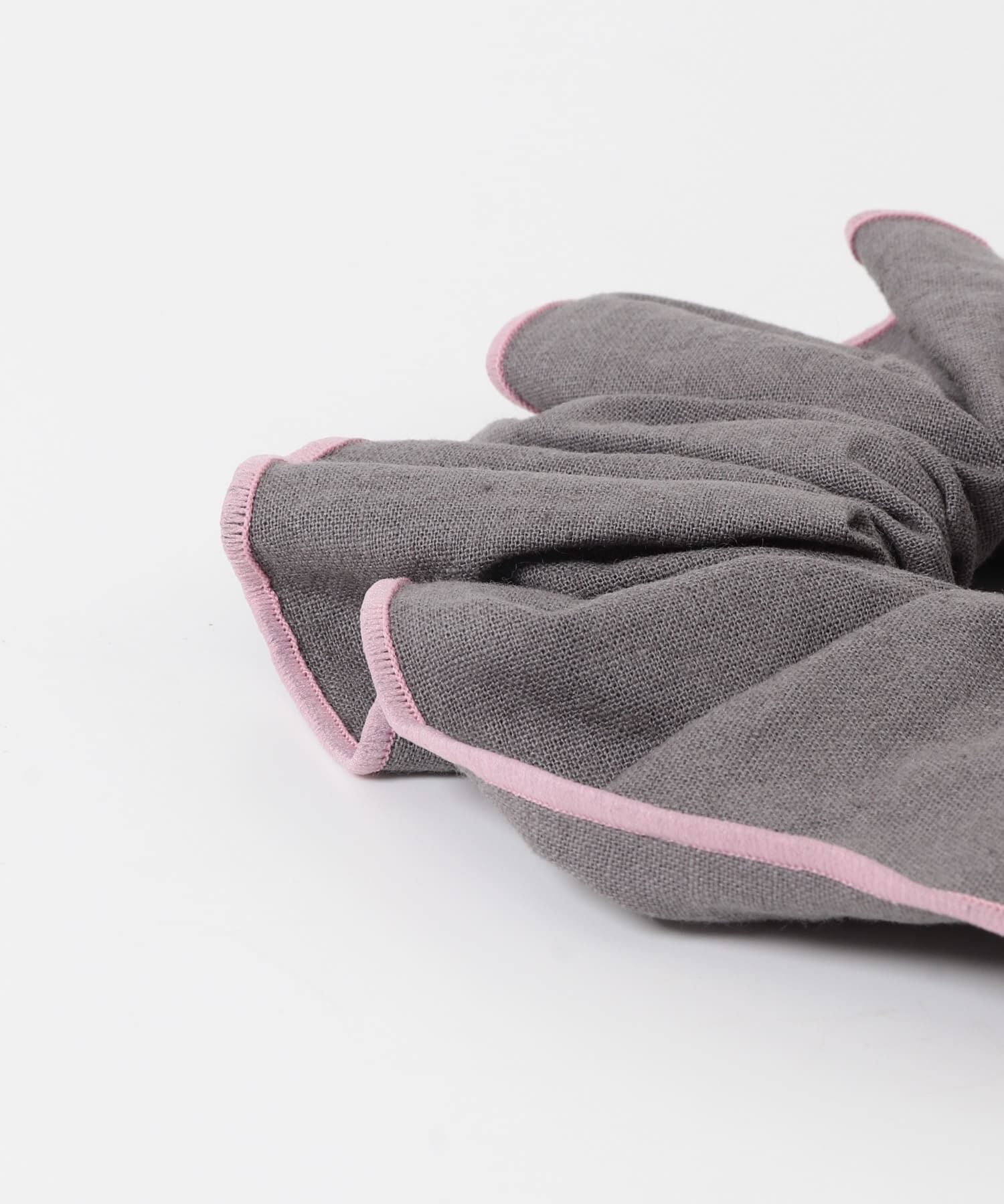 SMELLY「カラーパイピングボリュームシュシュ」|ヘアゴム・シュシュ|