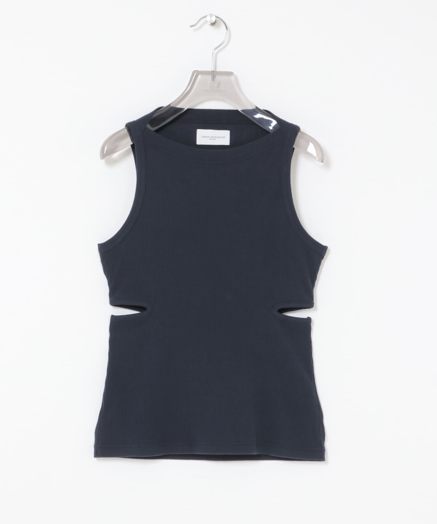 URBAN RESEARCH「new basic　SIDE SLIT RIB TOPS」|タンクトップ|