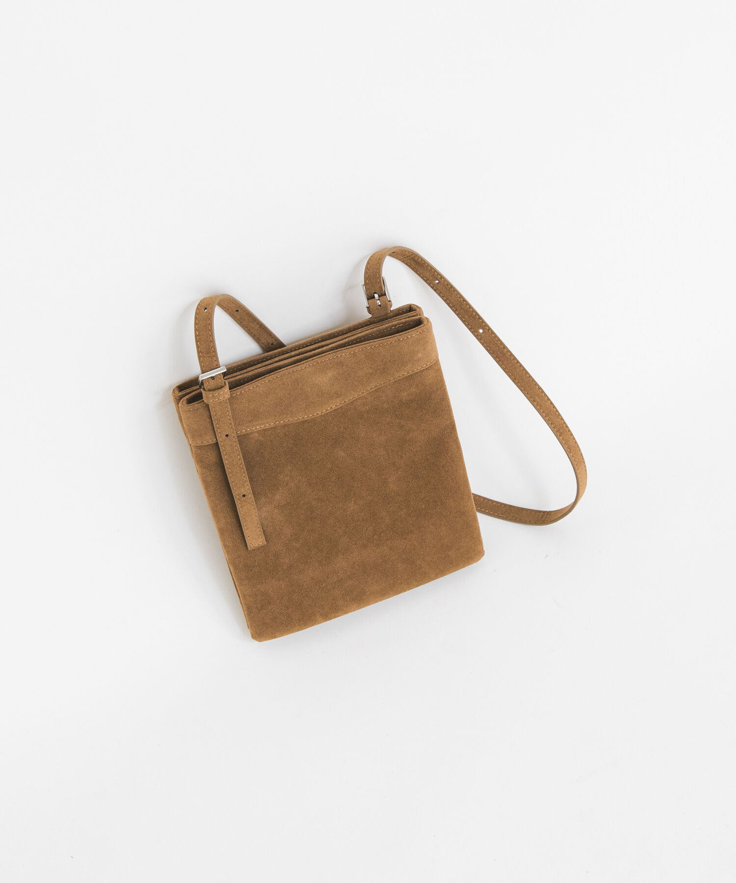  「ダブルポケットベルトBAG」|ショルダー・メッセンジャー|キャメル