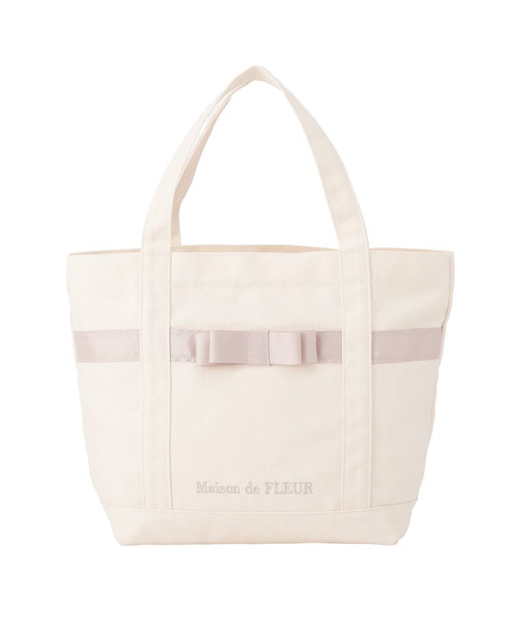 Maison de FLEUR「【Sサイズ/機能性バッグ】マルチポケット帆布トートSバッグ」|トートバッグ|
