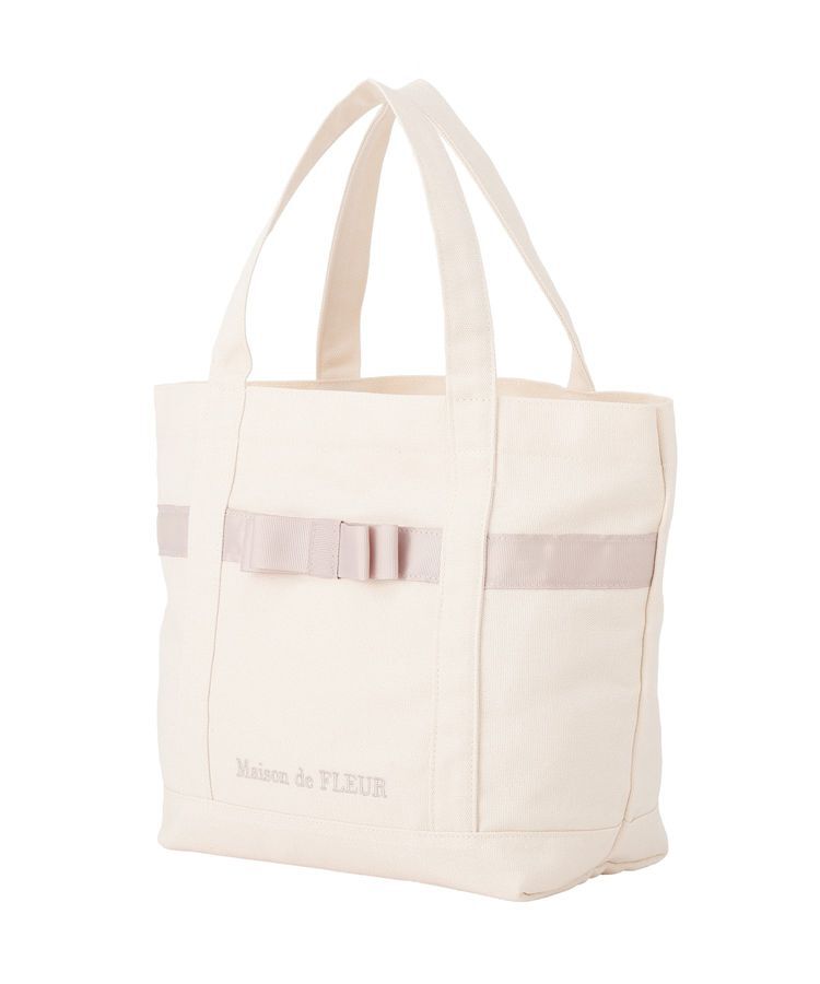 Maison de FLEUR「【Sサイズ/機能性バッグ】マルチポケット帆布トートSバッグ」|トートバッグ|