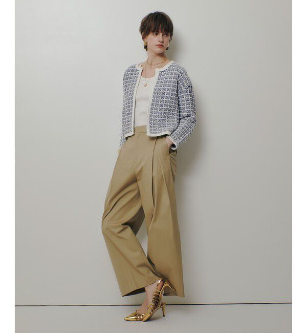 allureville「チノボックスタックパンツ」|チノ|