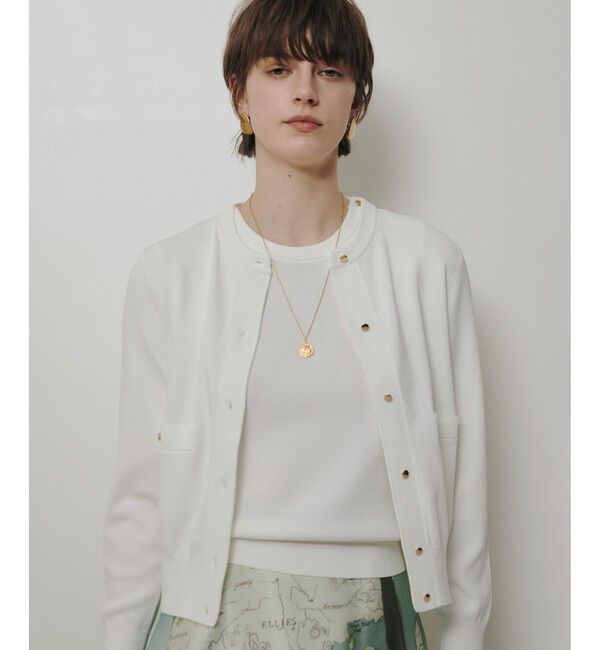 allureville「ポケットクルーカーディガン」|カーディガン|