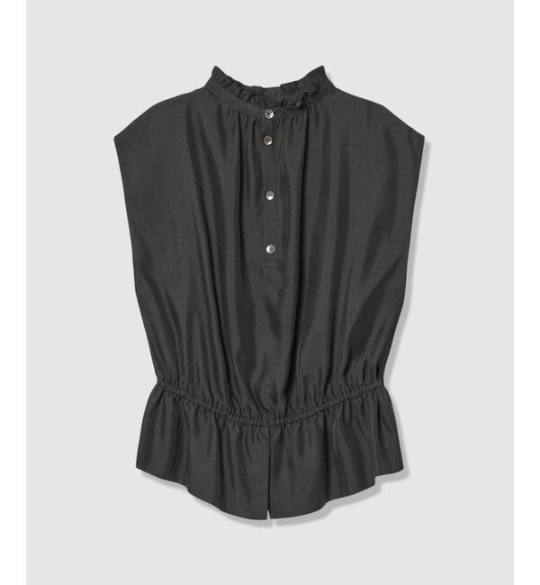 allureville「ペプラムヘムフレンチブラウス」|シャツ・ブラウス|