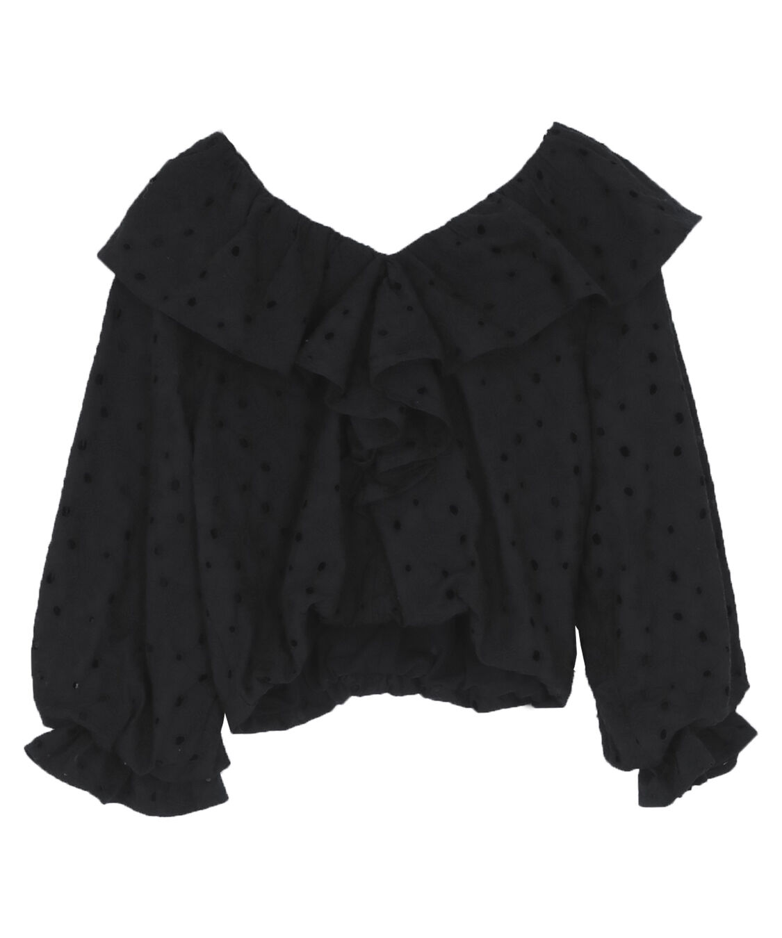 titivate「コットンレースフリルブラウス」|シャツ・ブラウス|