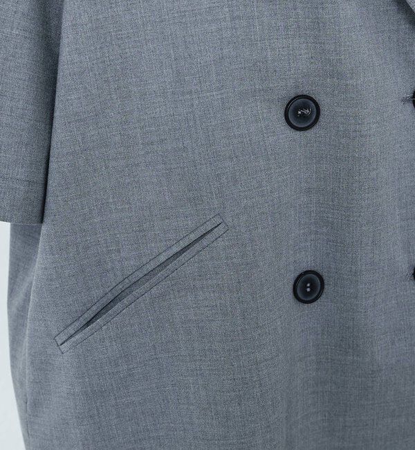  「【＠noricorico102】ハーフスリーブダブルデザインテーラードジャケット」|テーラードジャケット|