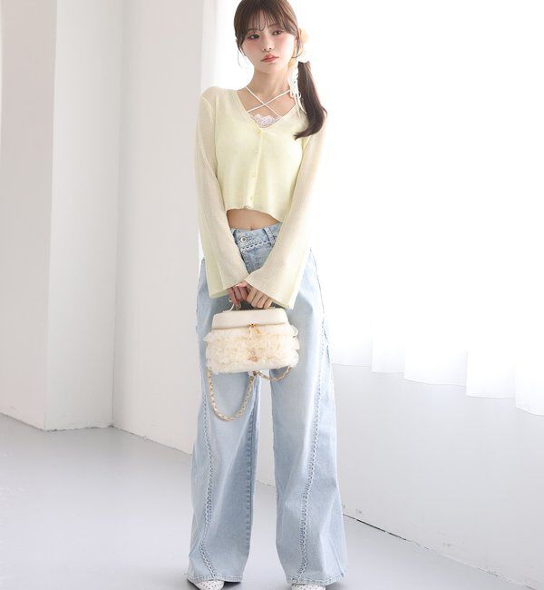  「カップ付きレースキャミソール」|プルオーバー|