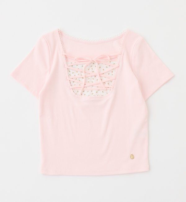  「レースアップテレコトップス」|プルオーバー|