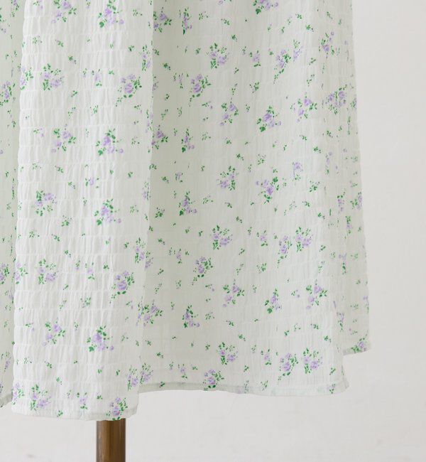  「ウエストシャーリングリボンロングワンピース」|ワンピース|