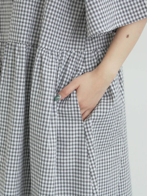 Samansa Mos2「《新色追加》ちび襟シャツワンピース【WEB限定】」|ワンピース|