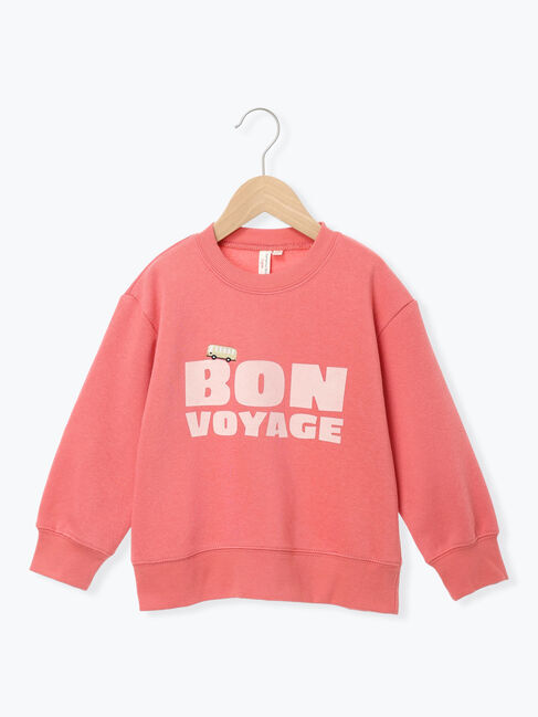 Samansa Mos2 Lagom「バス刺繍裏起毛トレーナー」|Tシャツ・カットソー|