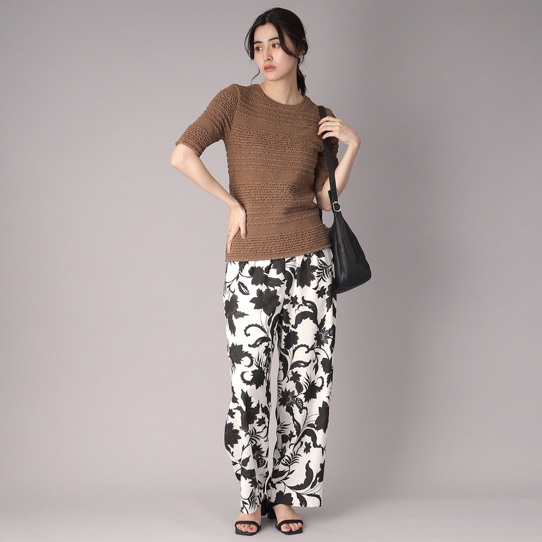 DRESSTERIOR「【洗える/伸縮性】フリルジャージTシャツ」|Tシャツ・カットソー|