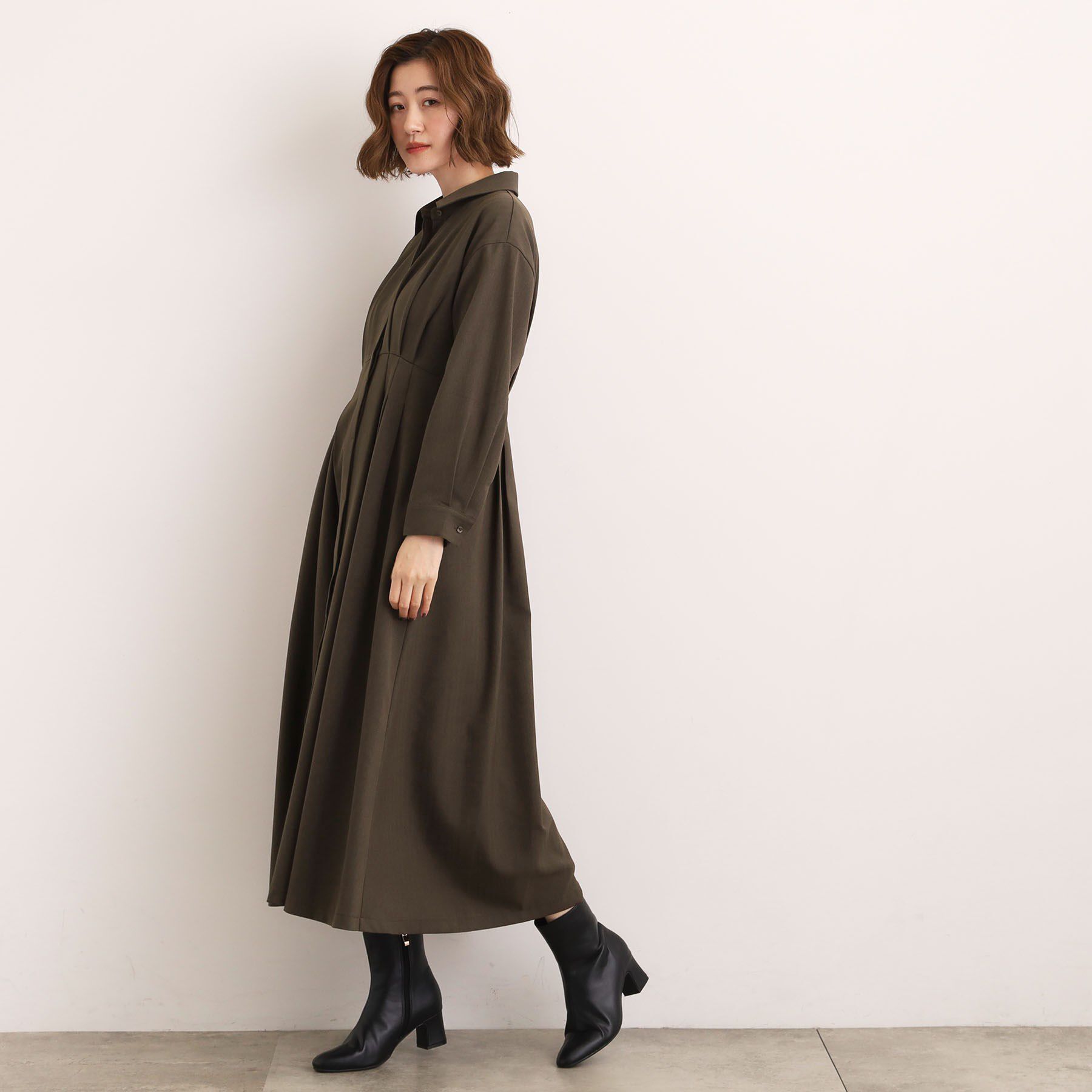grove「品よくまとう、大人のシャツワンピース」|ワンピース|