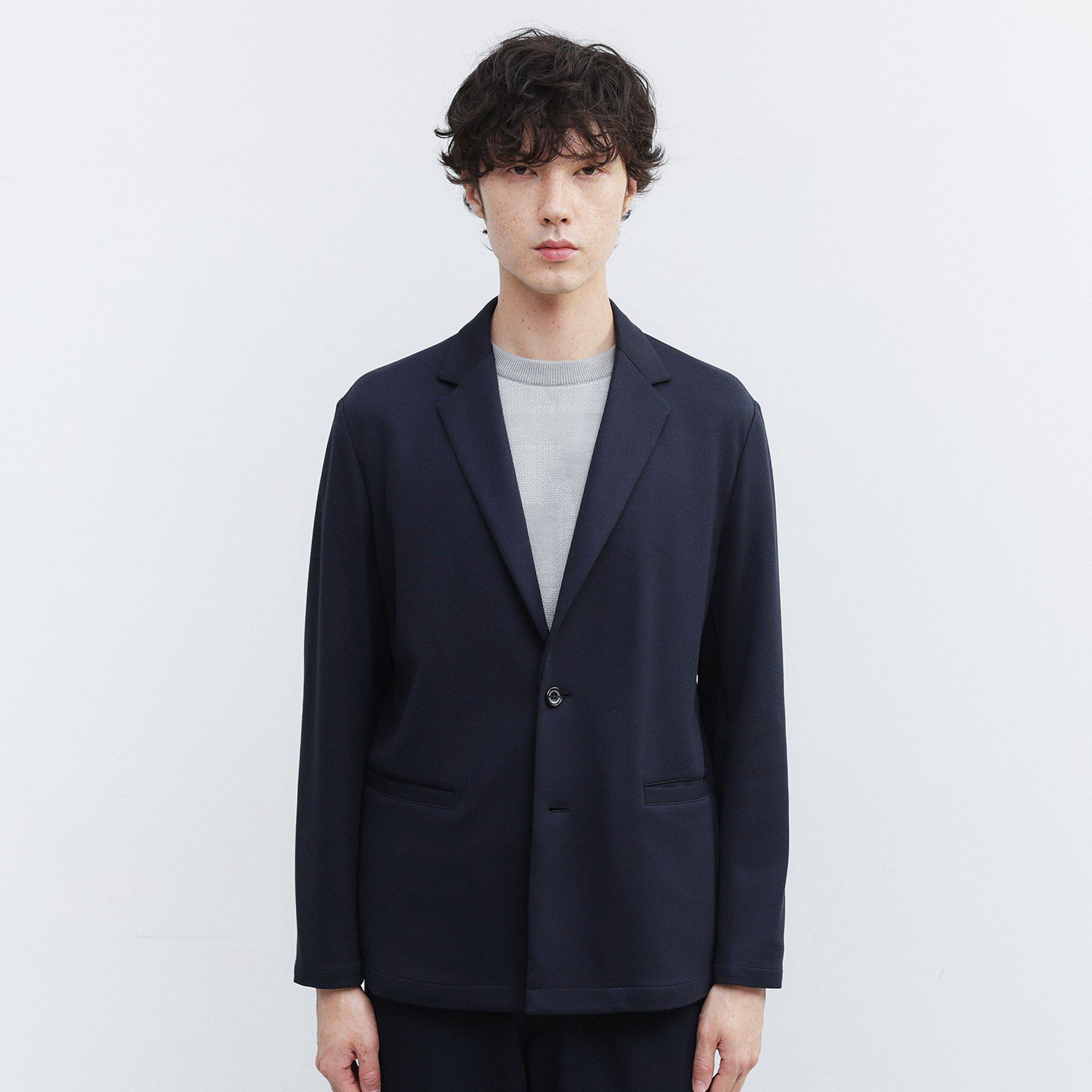 TAKEO KIKUCHI「【JUST ONE LAYER】ダウンファブリック テーラード ジャケット」|テーラードジャケット|