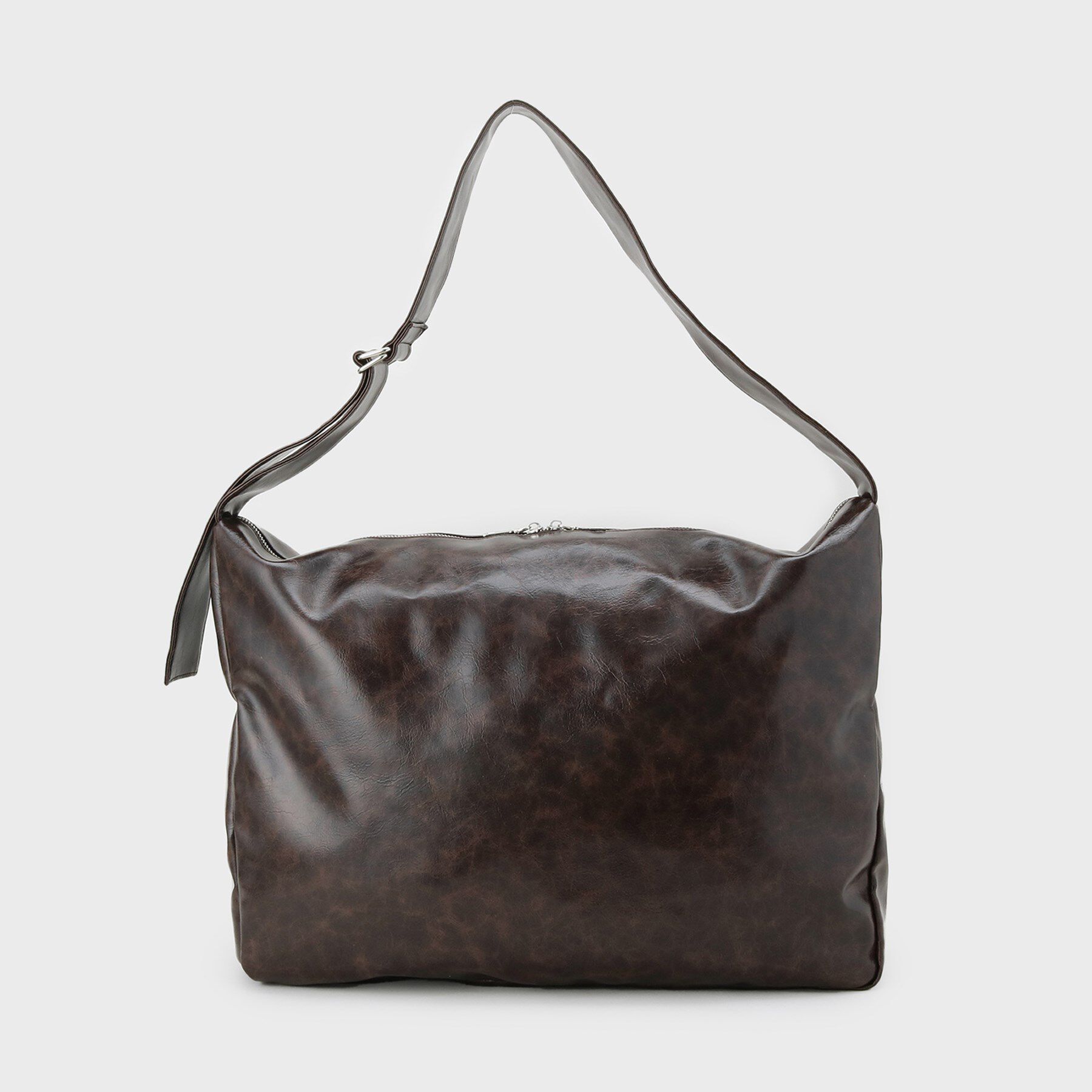 tk.TAKEO KIKUCHI「ルーズビッグショルダーバッグ／たすき掛け／ビッグ／A4サイズ収納可能」|ショルダー・メッセンジャー|ブラウン(944)