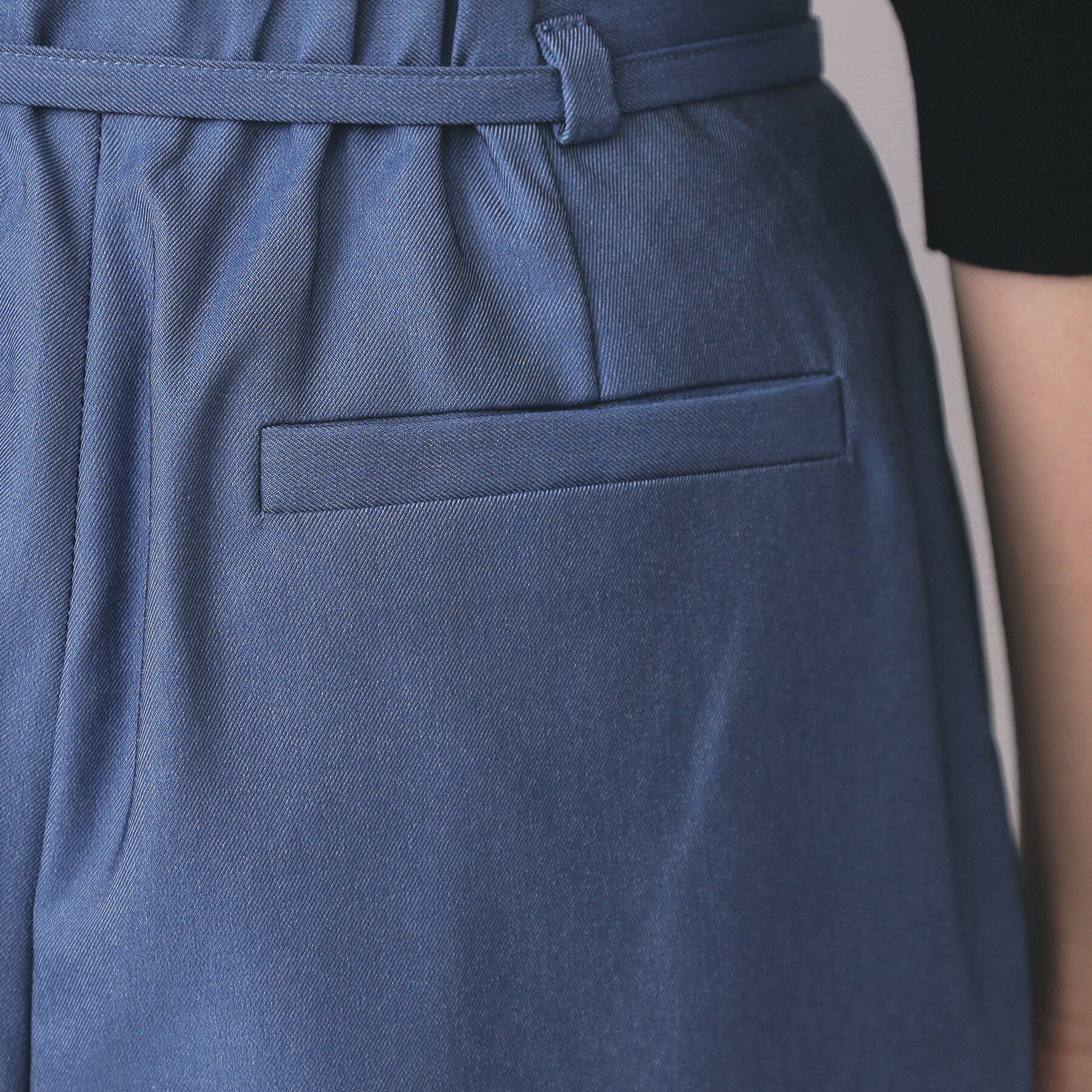 index「ベルト付きストレッチワイドパンツ【洗濯機洗い可】」|その他|