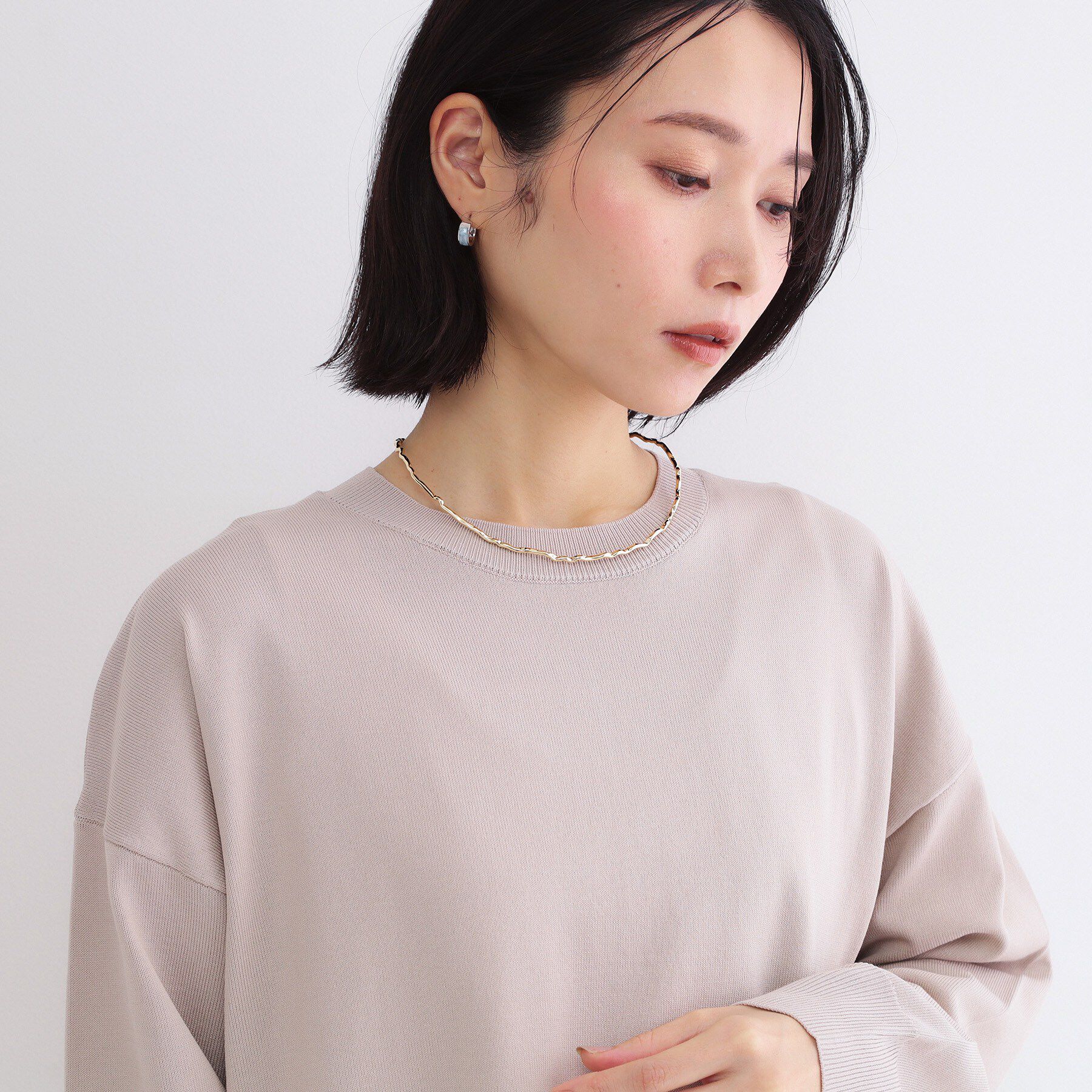 OPAQUE.CLIP「ニュアンスネックカフ」|ネックレス|