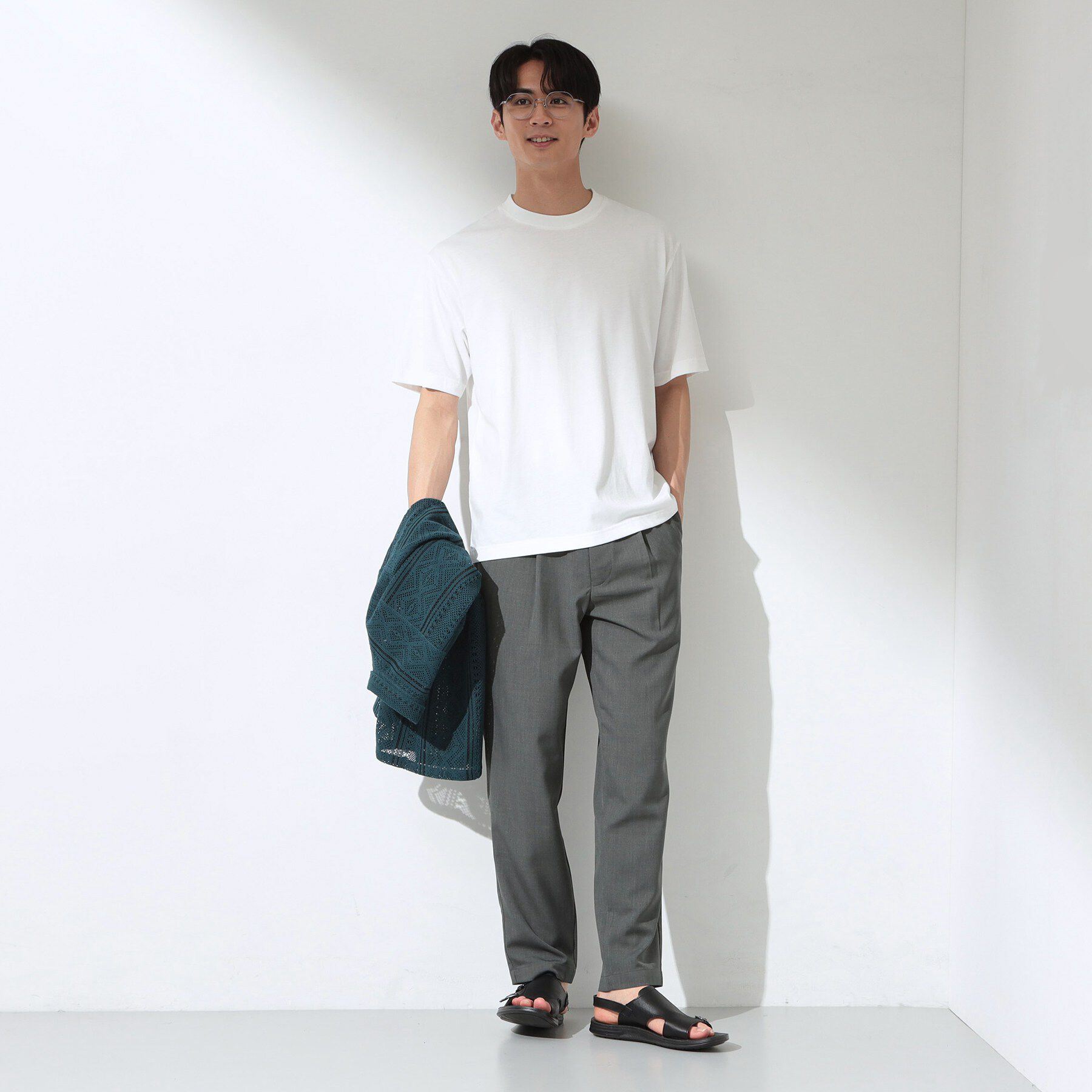 THE SHOP TK「クラフトレース 半袖シャツ＋半袖Tシャツ セットアイテム」|シャツ・ブラウス|