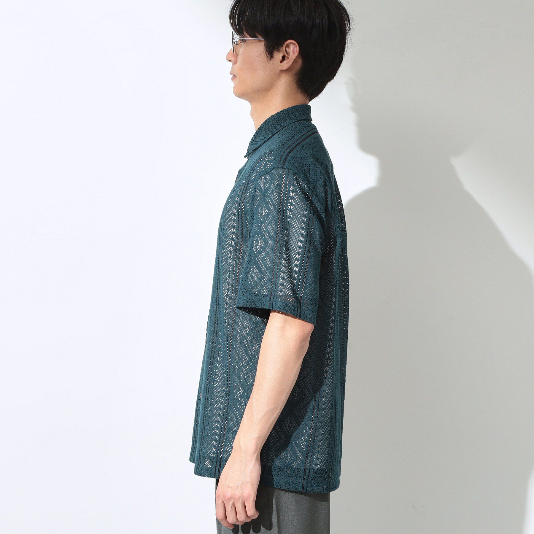 THE SHOP TK「クラフトレース 半袖シャツ＋半袖Tシャツ セットアイテム」|シャツ・ブラウス|