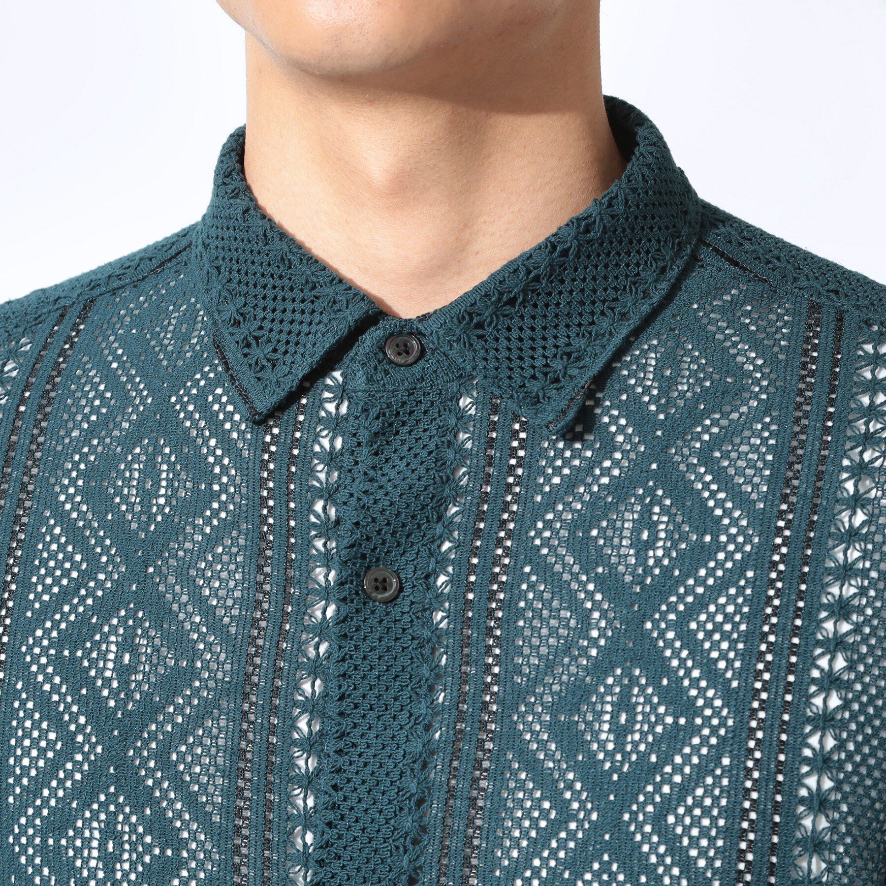 THE SHOP TK「クラフトレース 半袖シャツ＋半袖Tシャツ セットアイテム」|シャツ・ブラウス|