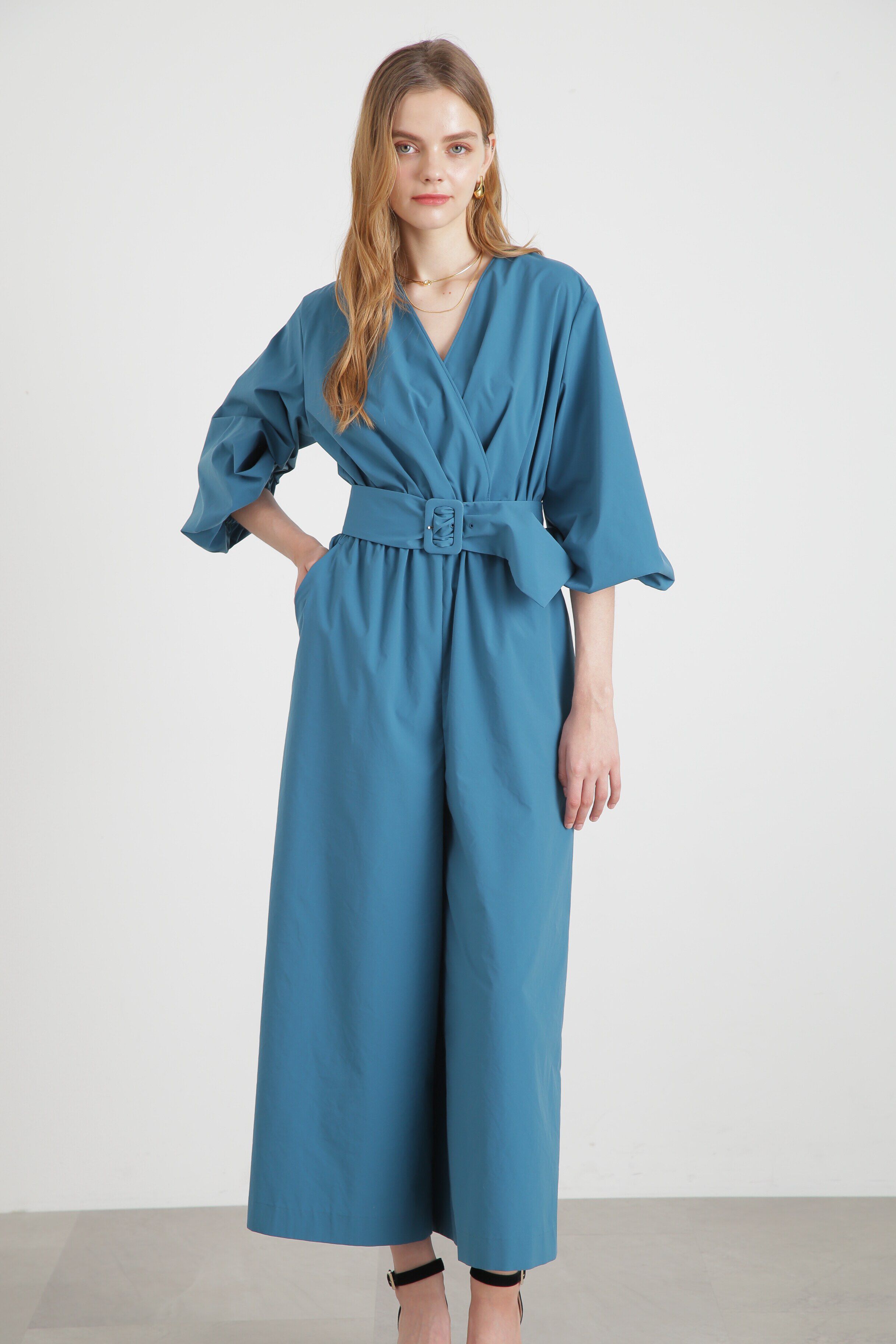  「◆カシュクールジャンプスーツ」|ワンピース|